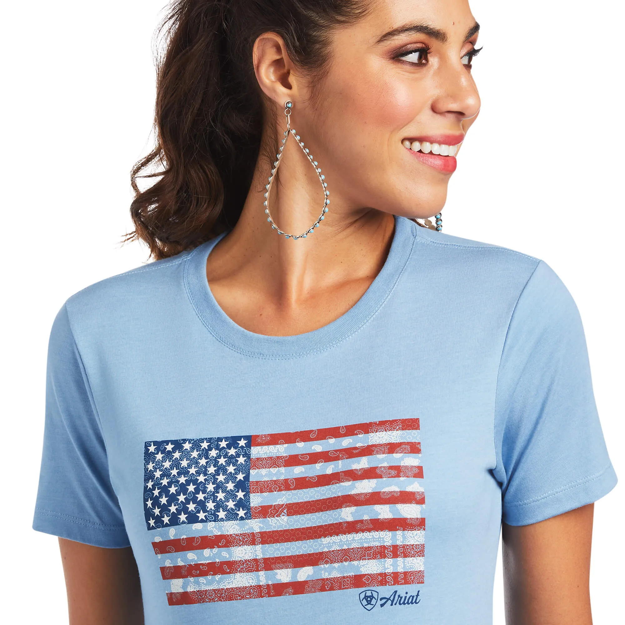 Ariat Women's Paisley Flag T-Shirt