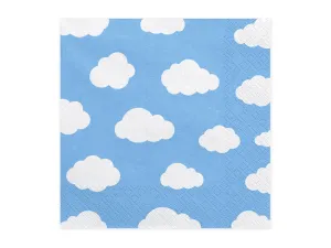 Blue Clouds Paper Napkins