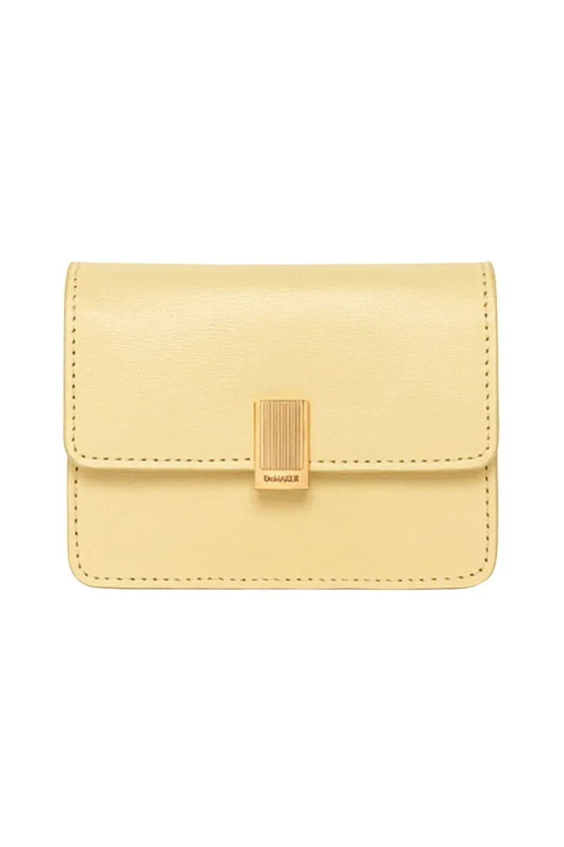 Butter Yellow Building Chain Wallet