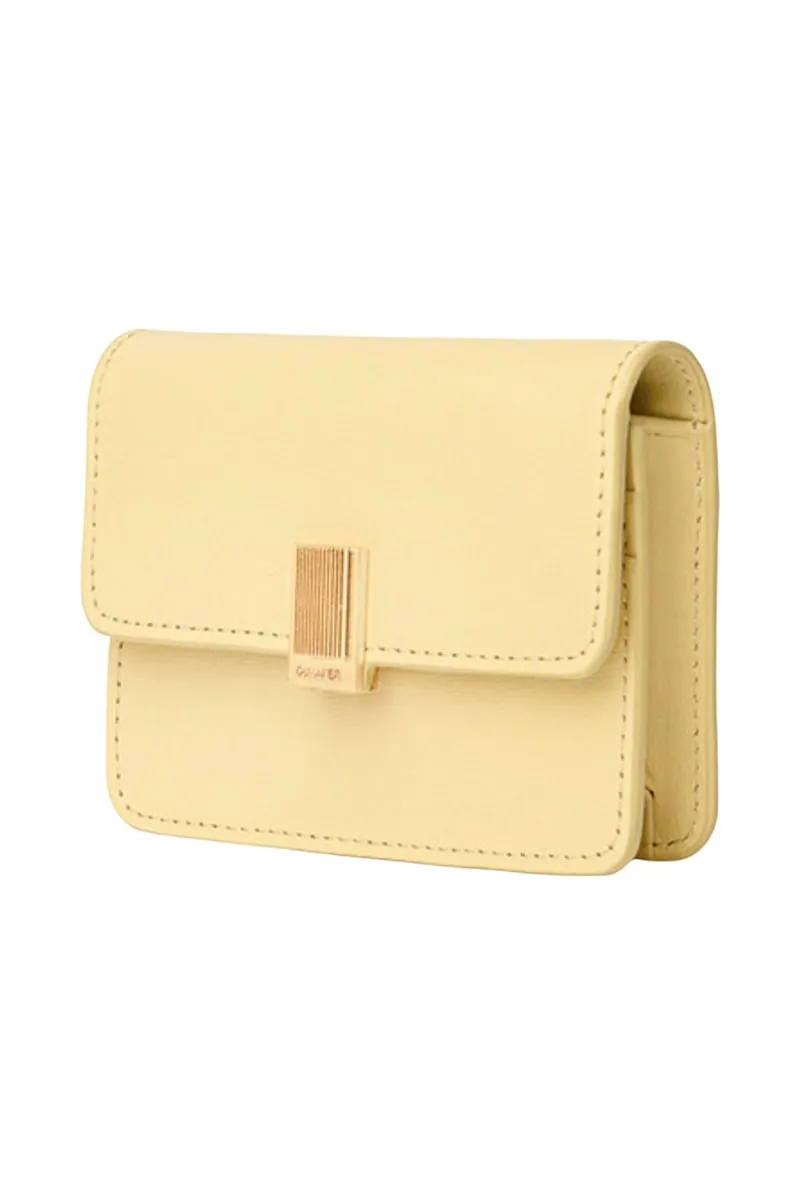 Butter Yellow Building Chain Wallet