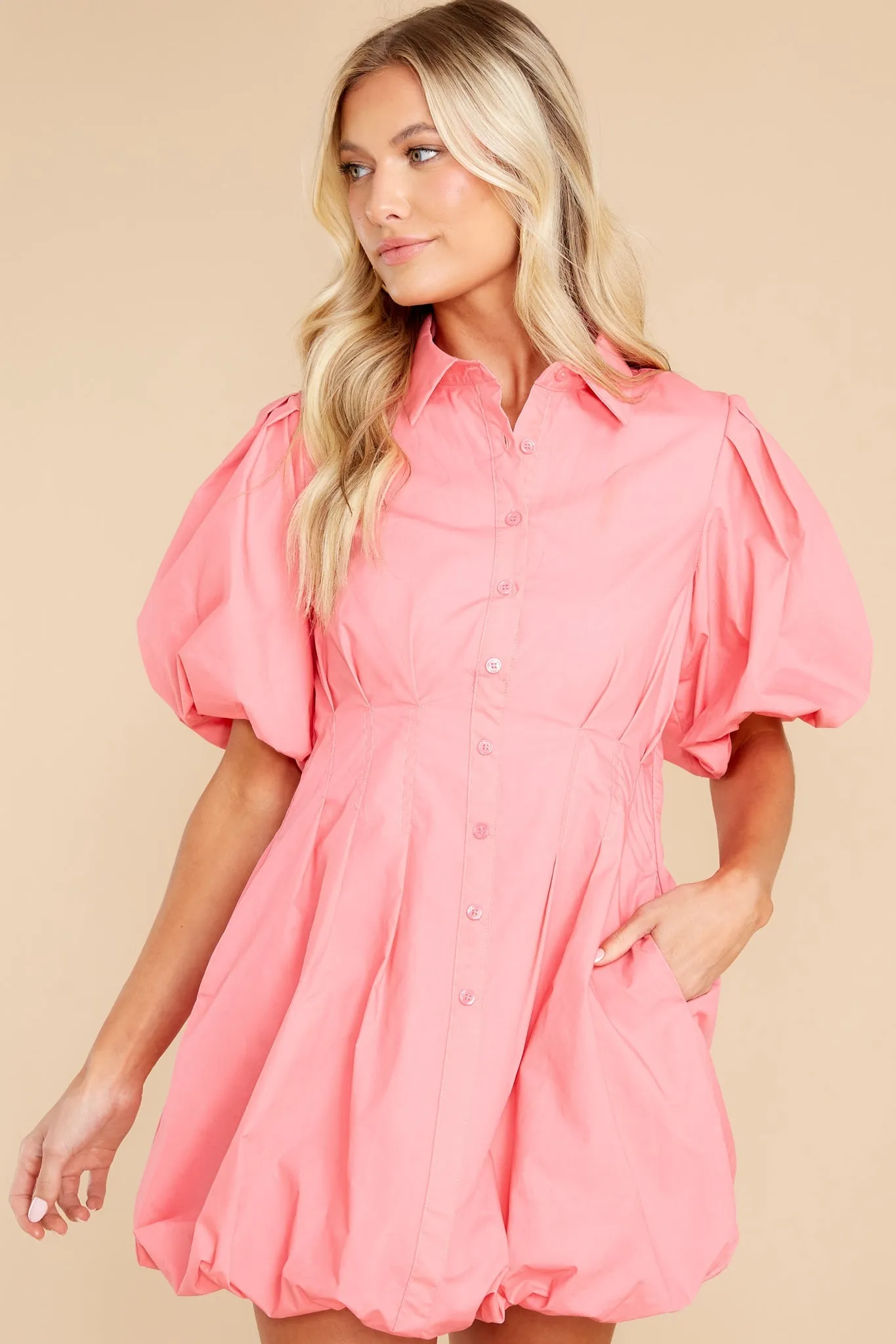 Chasing Love Hot Pink Dress
