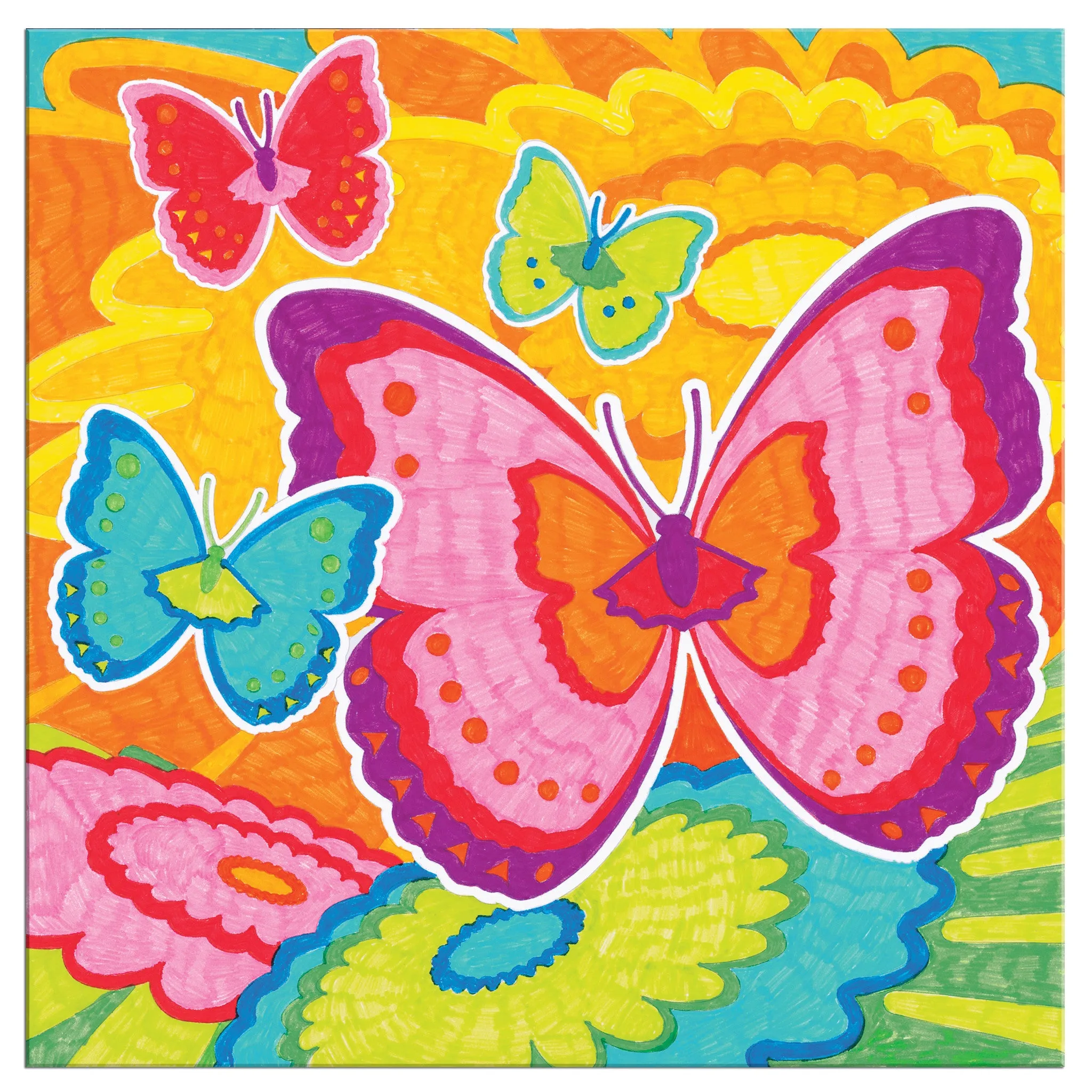 Color by Number Bloomin Butterflies - #14564