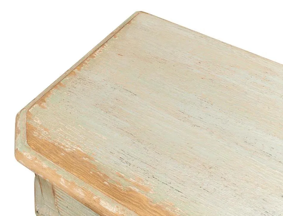 Cora Console Table With Drawers Sage