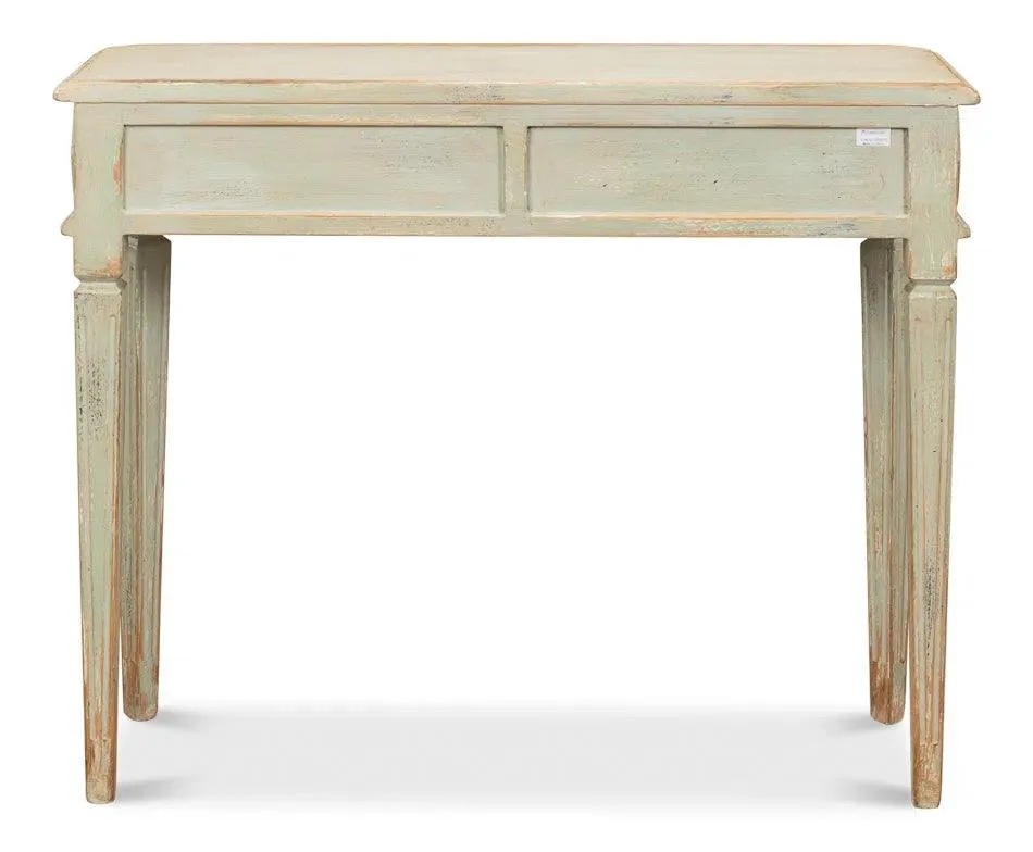 Cora Console Table With Drawers Sage