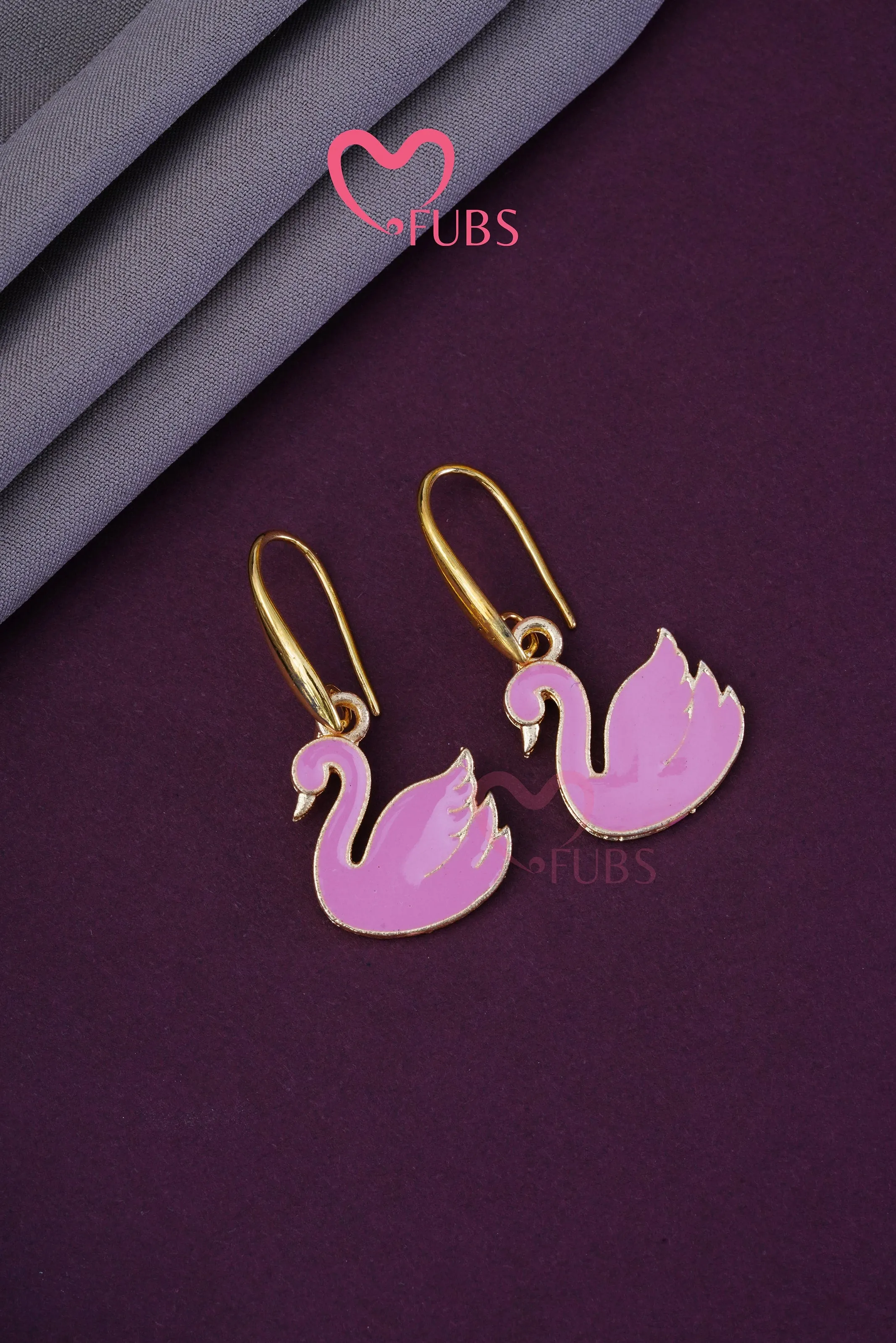 Creative Enable Swan Hook  Earrings