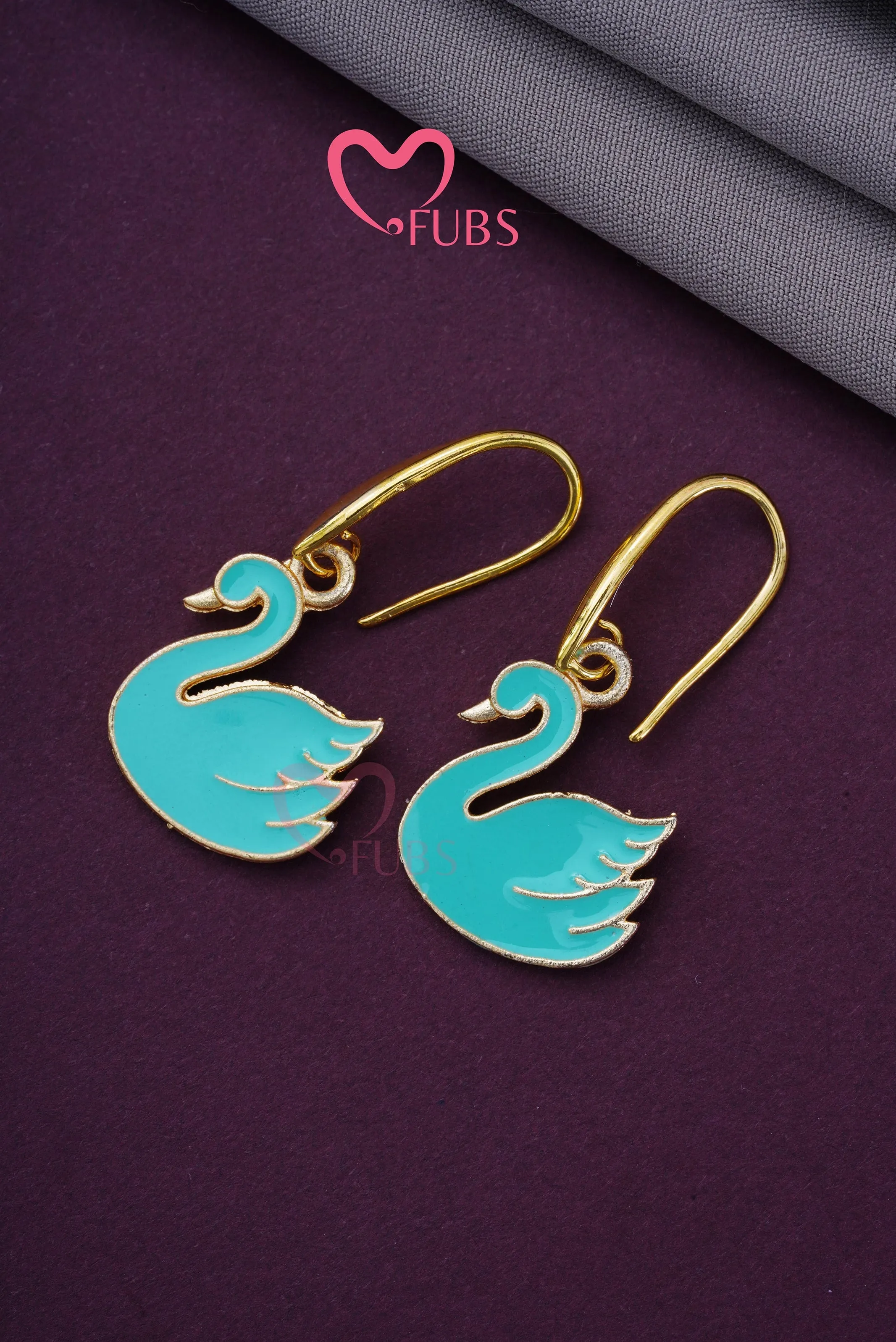 Creative Enable Swan Hook  Earrings