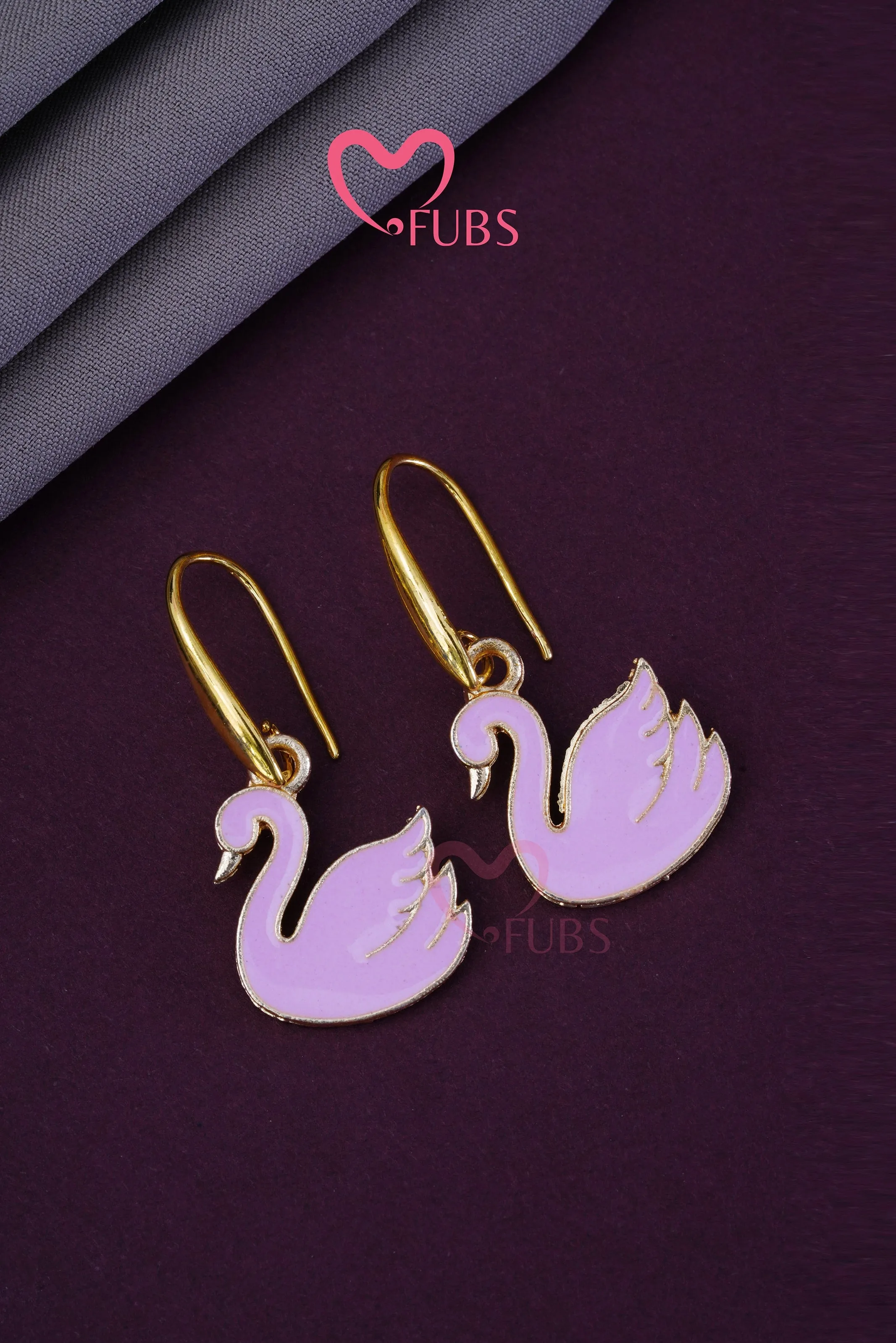 Creative Enable Swan Hook  Earrings