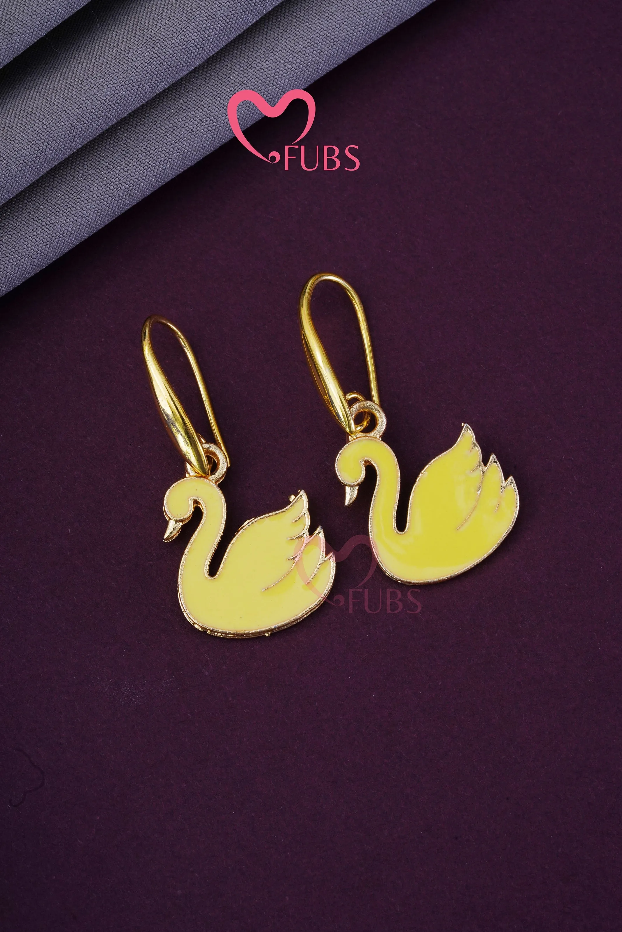 Creative Enable Swan Hook  Earrings