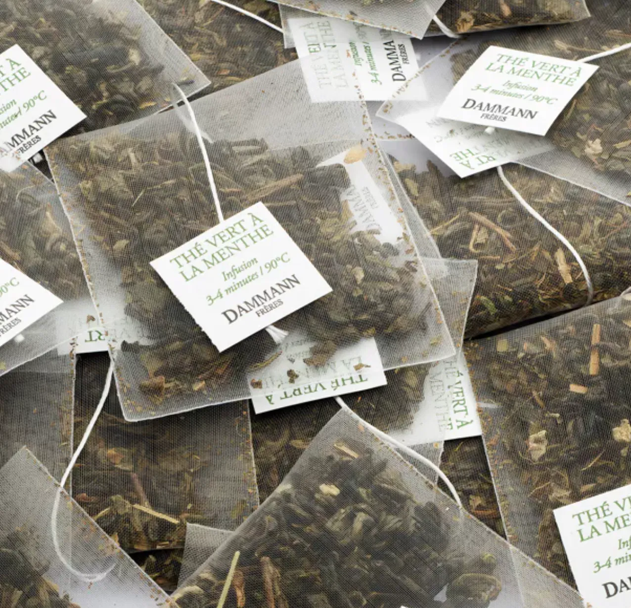 Dammann Freres, Green Mint Tea (25 Cristal Sachets)