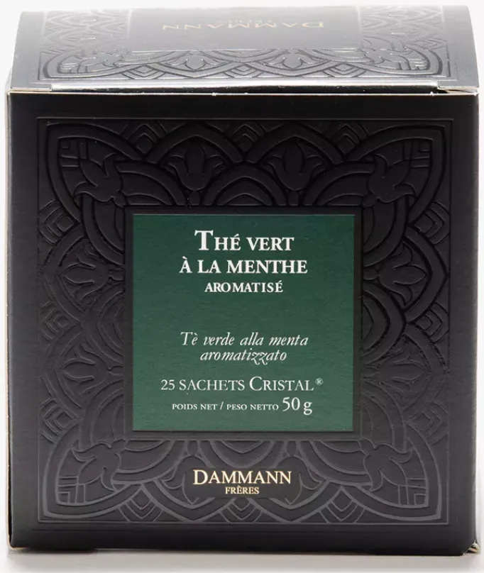 Dammann Freres, Green Mint Tea (25 Cristal Sachets)