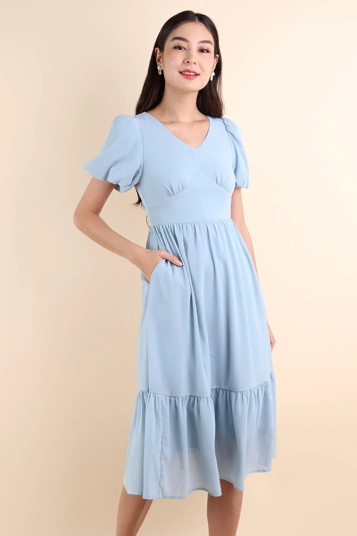 DIANA MIDI DRESS IN SKY