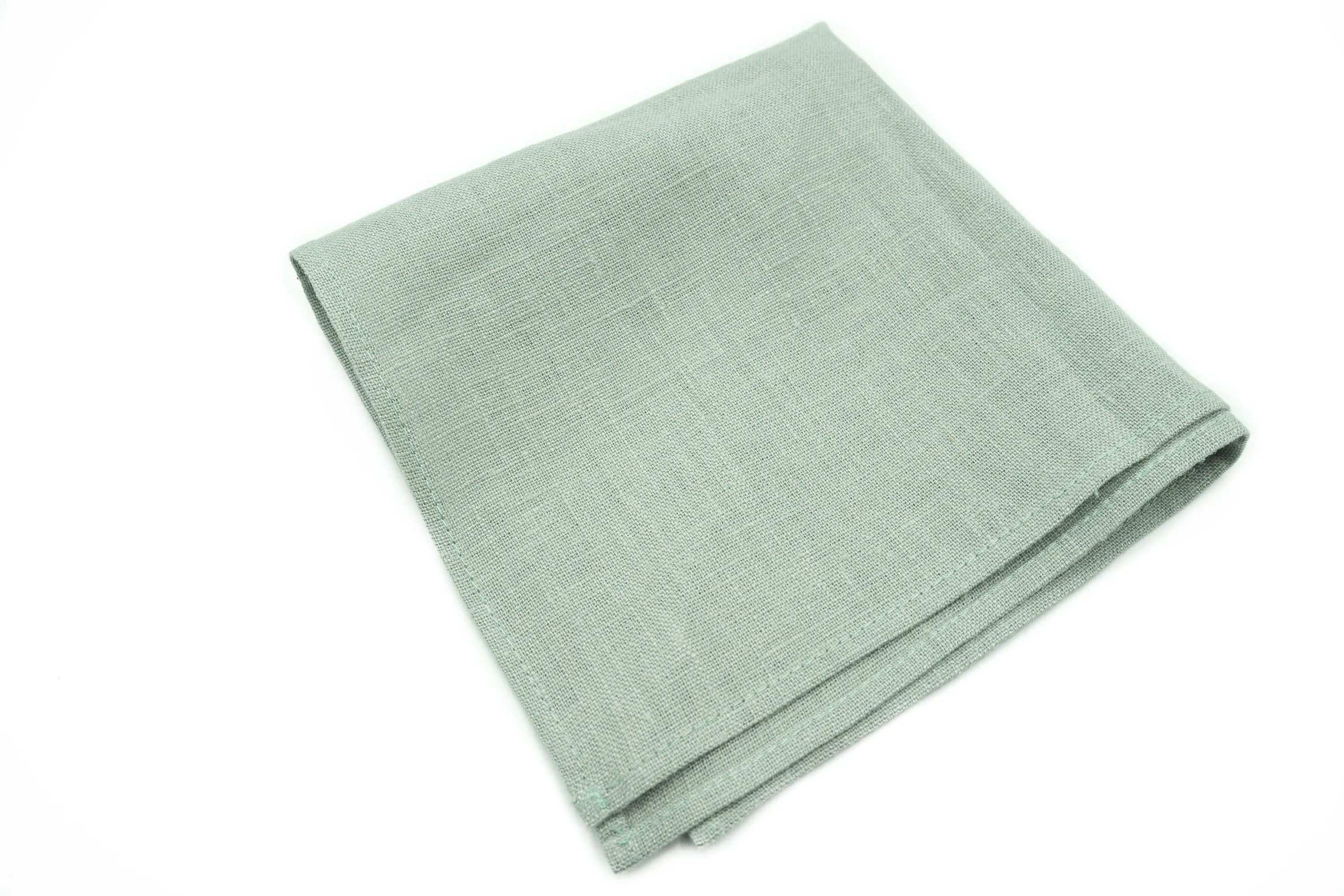 Dusty Sage Green Groomsmen Set: Wedding Suspenders, Bow Ties & Pocket Squares