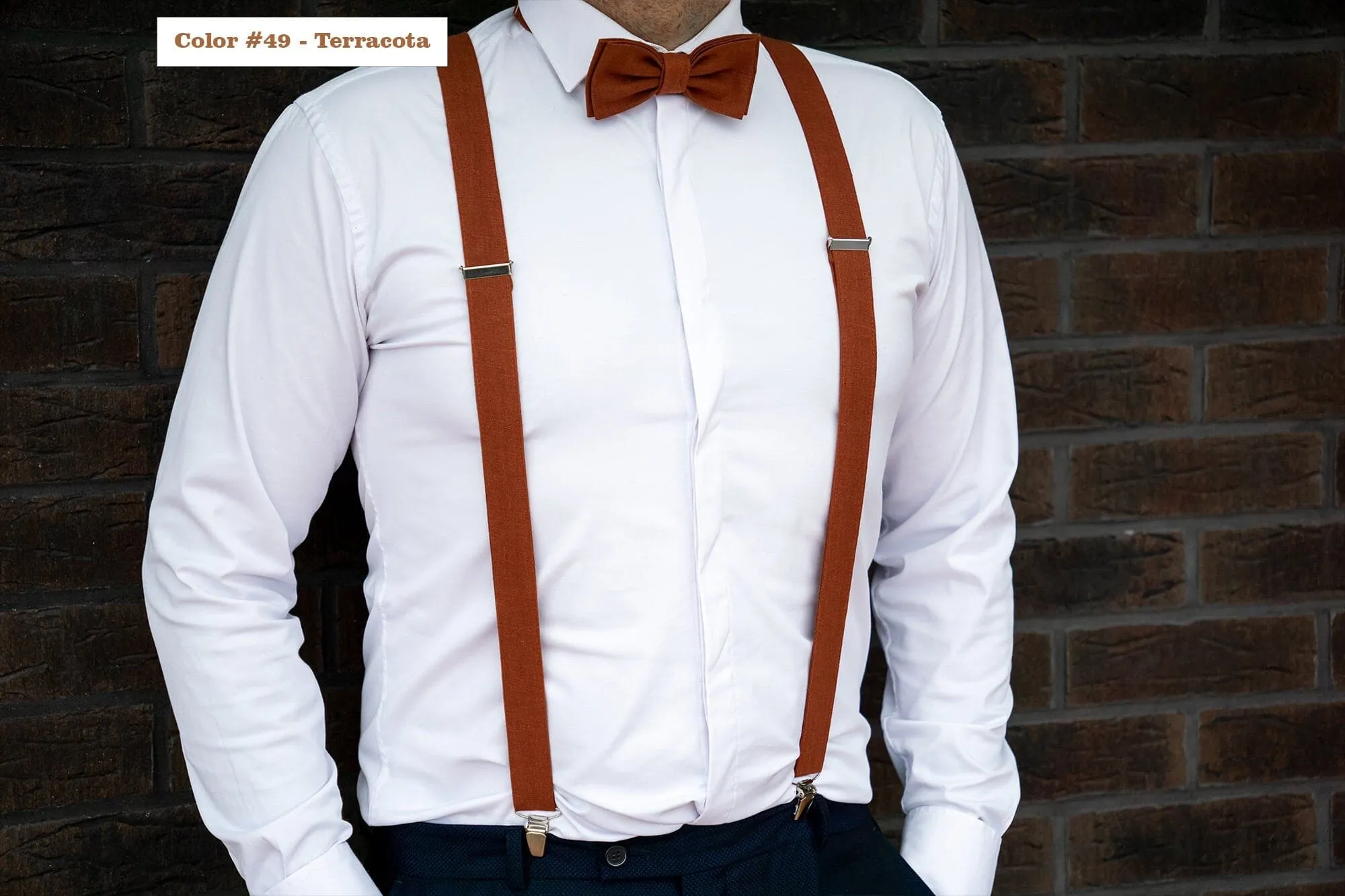 Elegant Dusty Sage Linen Bow Tie and Pocket Square Set