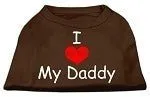 I Love My Daddy Screen Print Shirt - Many Colors