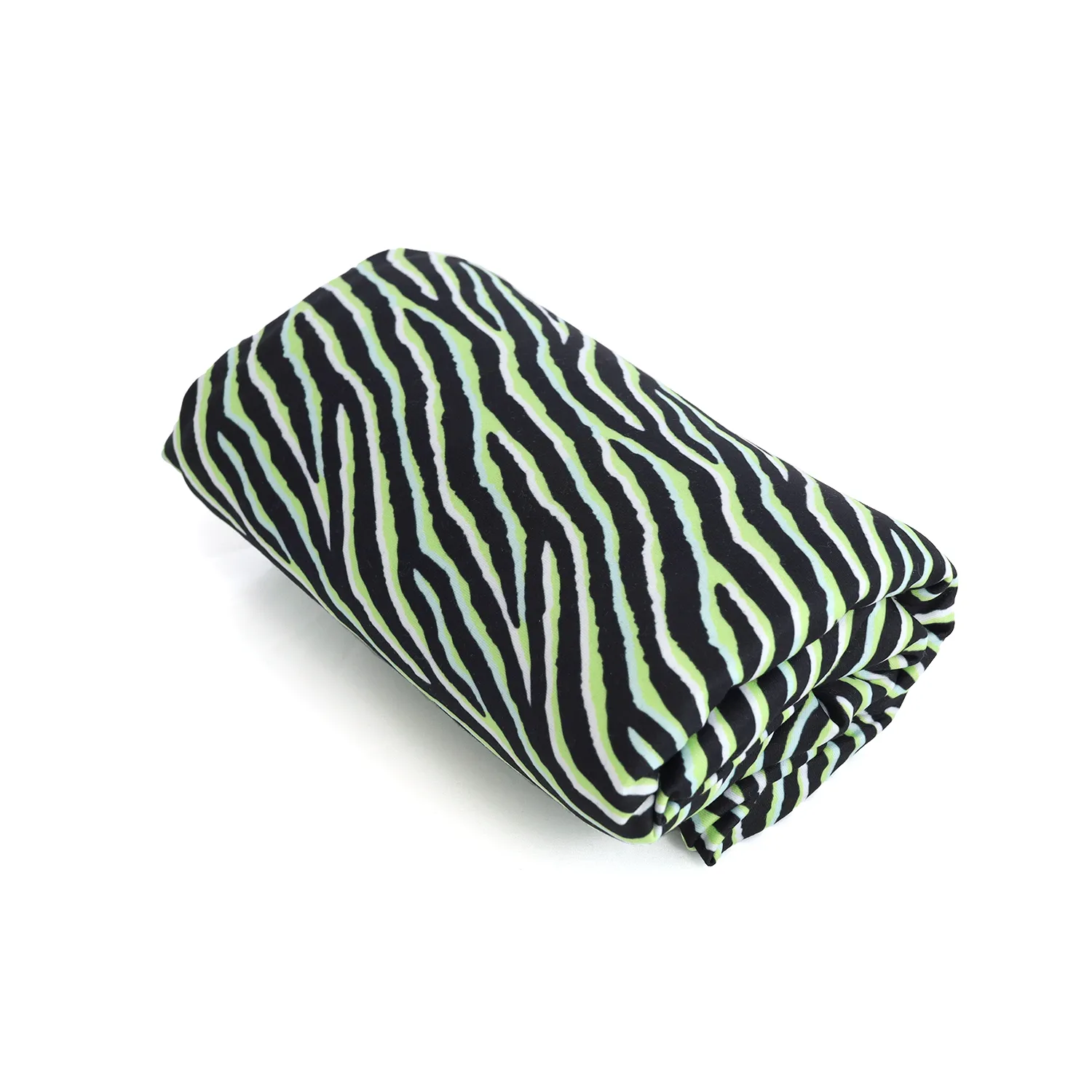 Jersey Knit Print | Neon Zebra