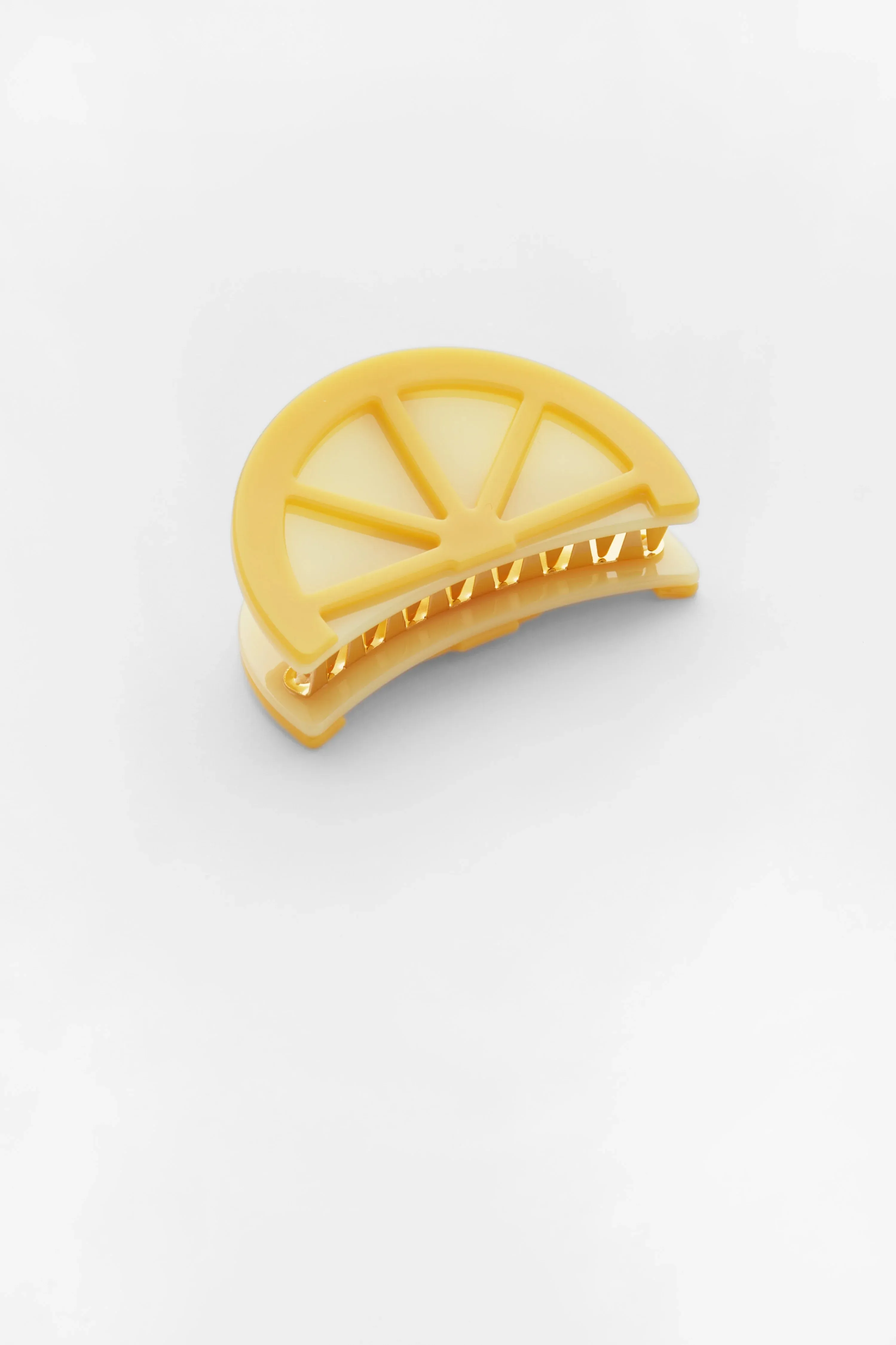 LEMON WEDGE CLIP - YELLOW