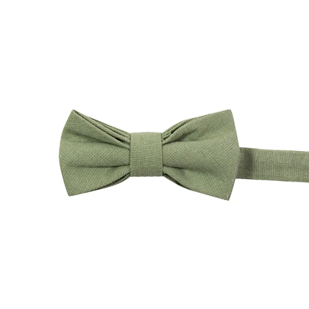 Light Sage Bow Tie (Pre-Tied)