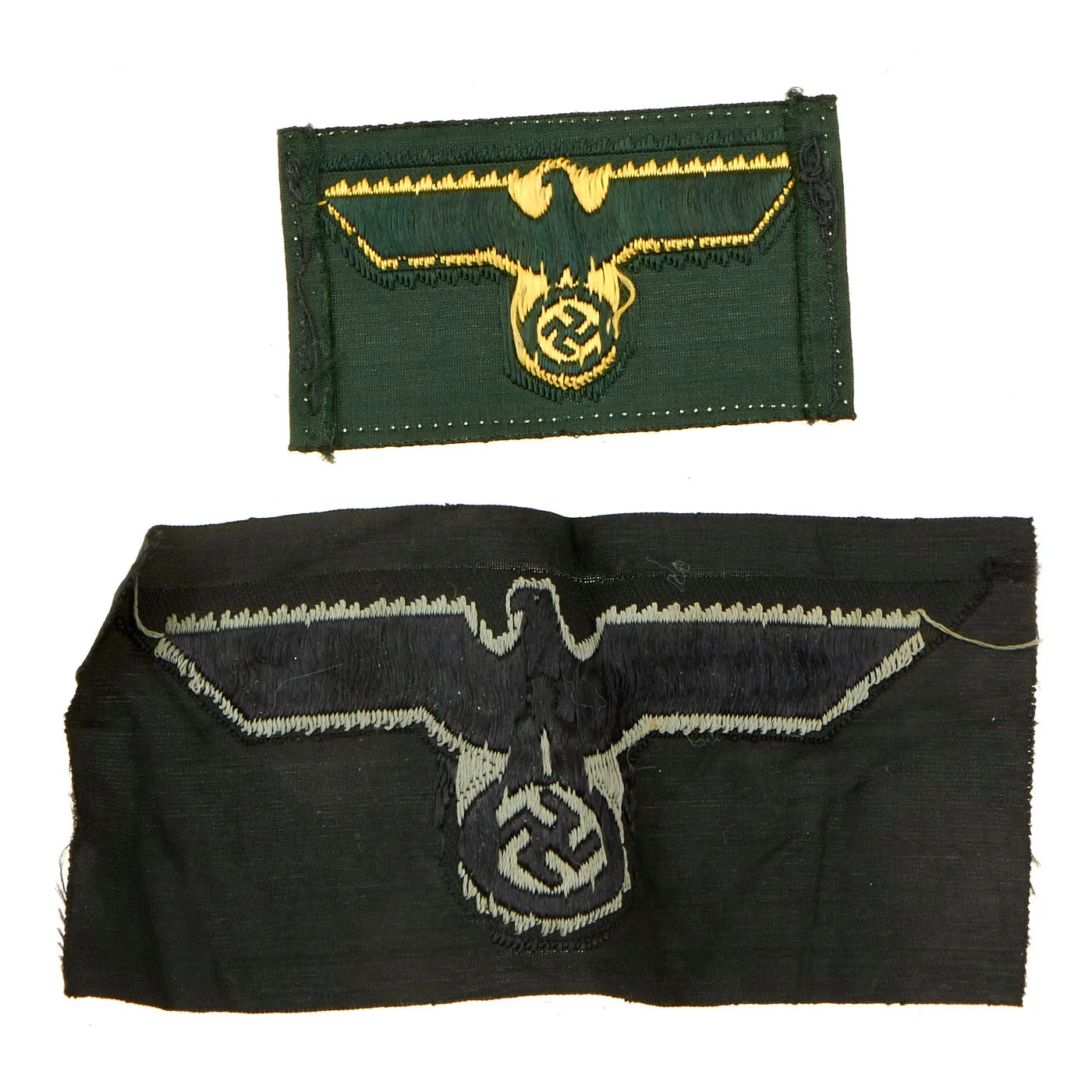 Original German WWI & WWII Medal and Insignia Lot Featuring 1914 EK2  - 10 Items
