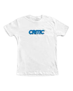 Overlay tee in White