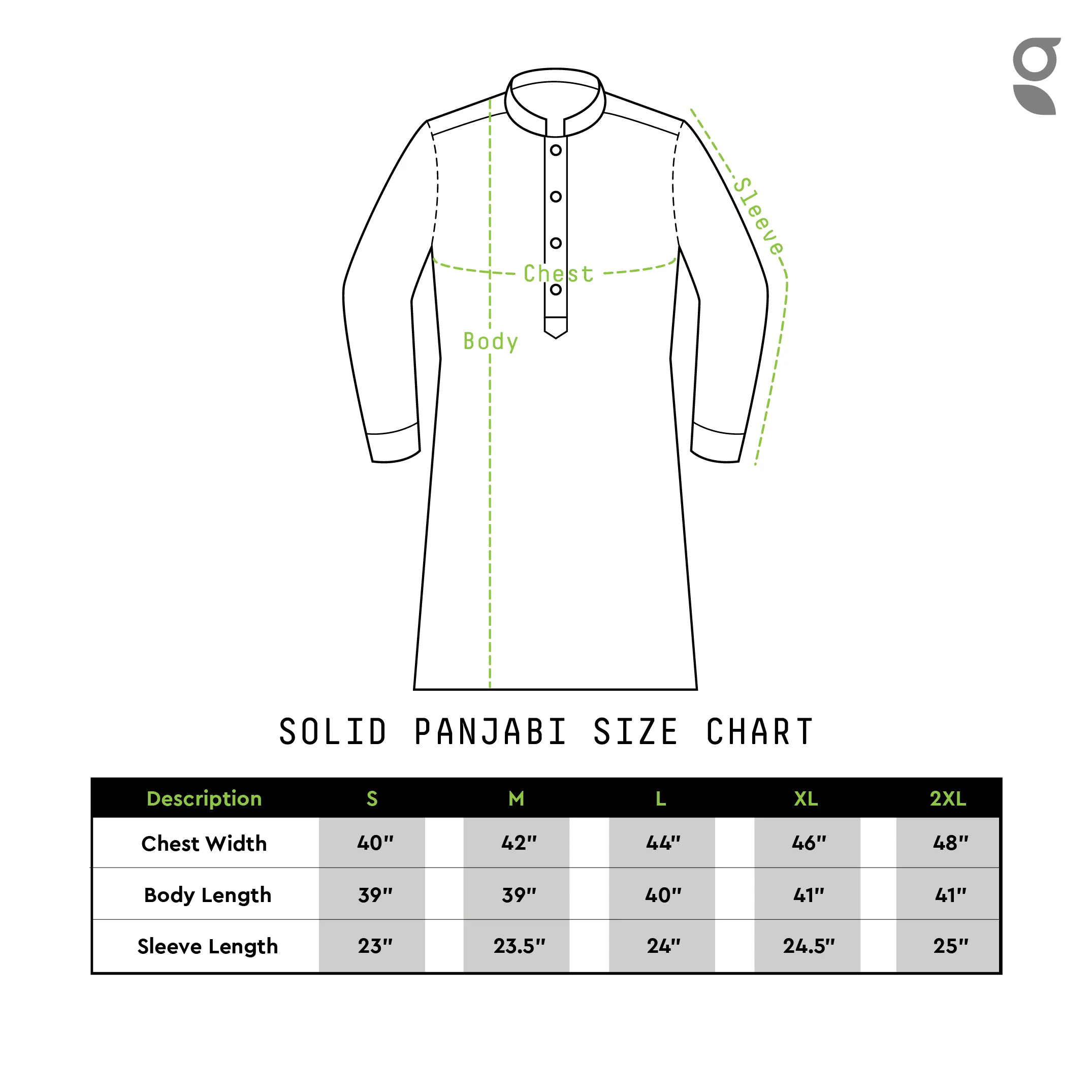 Panjabi | Lemon Yellow