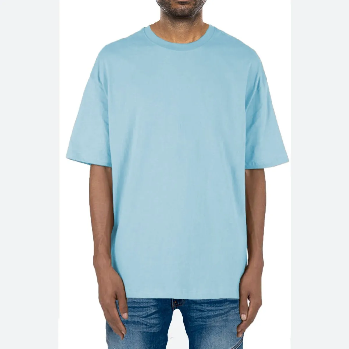Powder Blue Drop Shoulder Tee