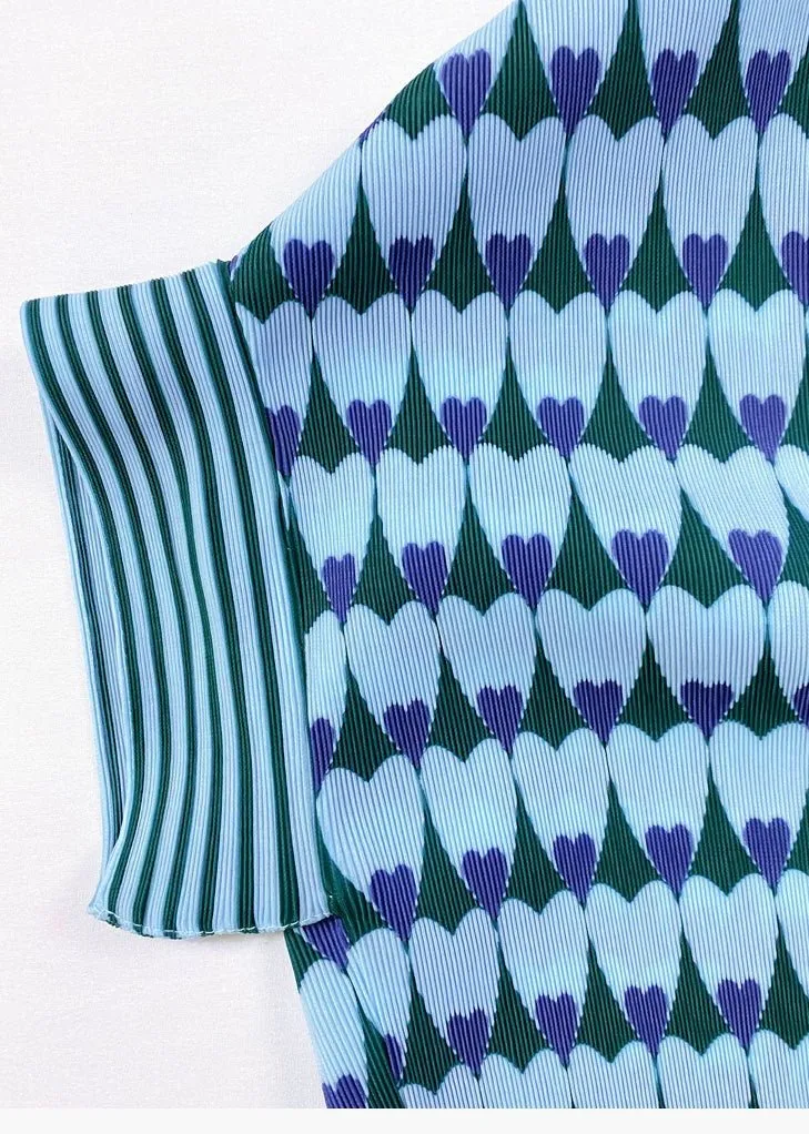 Pre Order:  Spring Hearts Pleated Dress