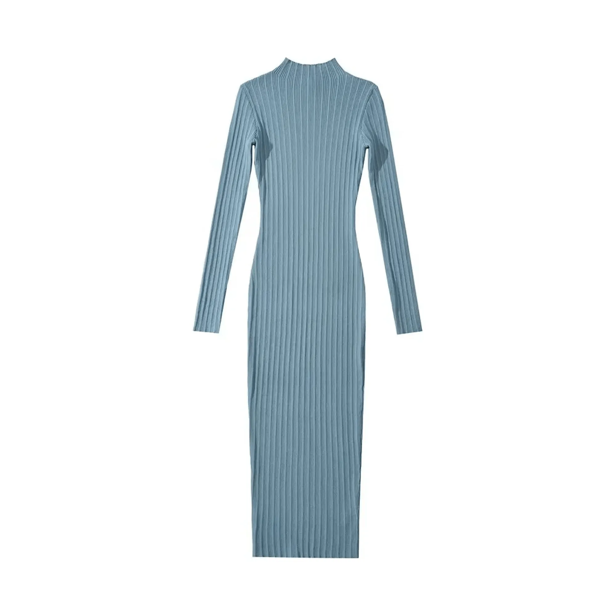 Pre Order:  Stretchable Slim Midi Knit Dress