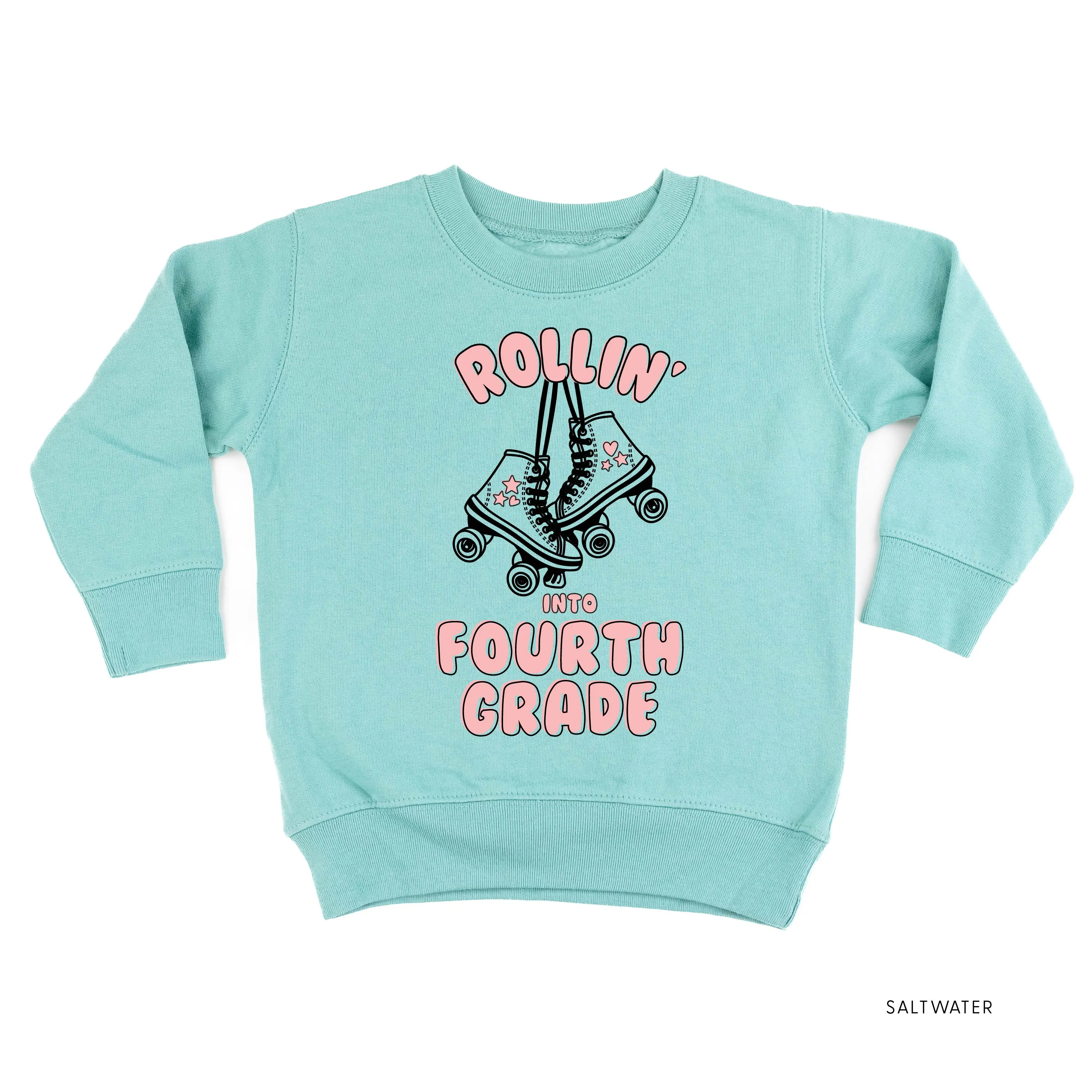 Rollerskates - Rollin' into Fourth Grade - Child Sweater