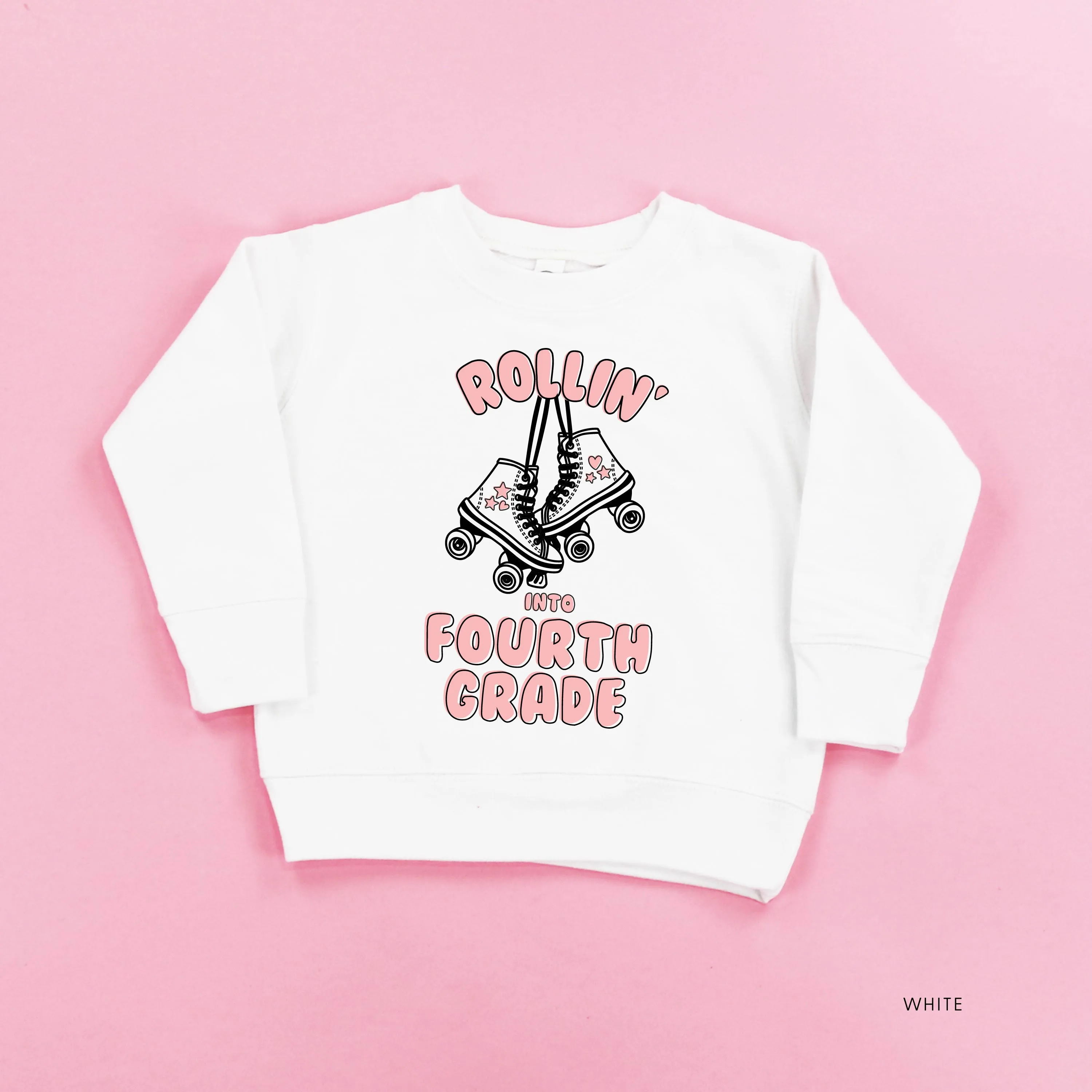 Rollerskates - Rollin' into Fourth Grade - Child Sweater
