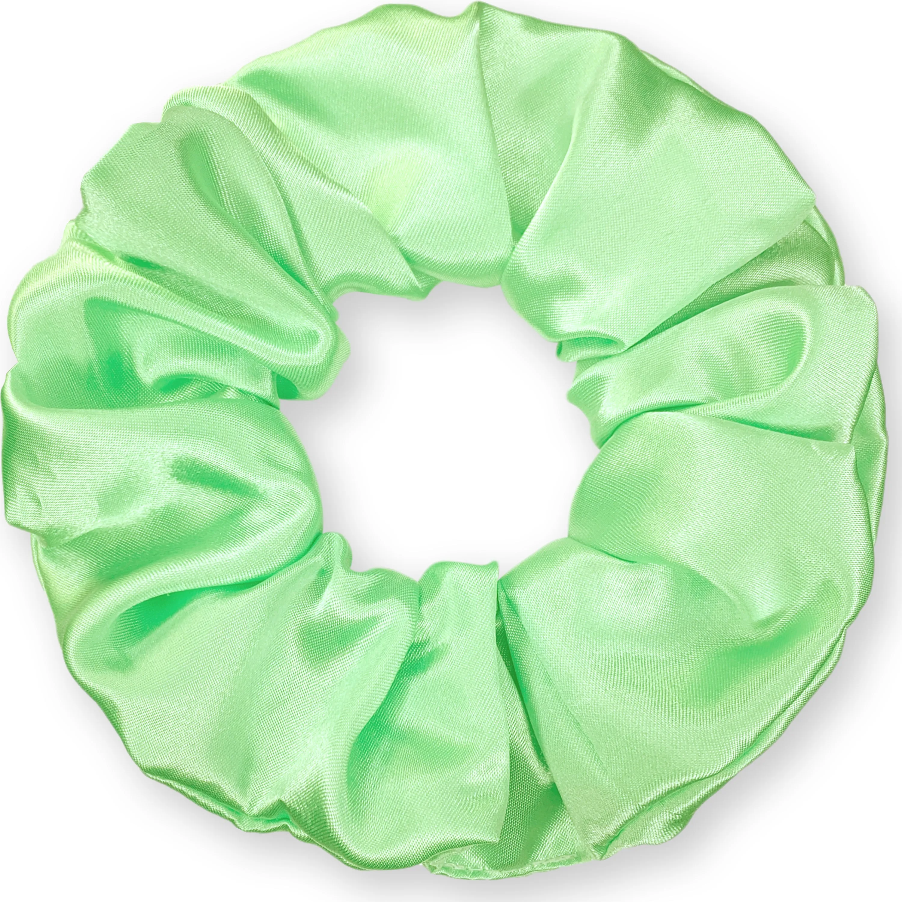 Scrunchies Premium Bridal Satin Available in 3 Sizes Made in the USA Mint