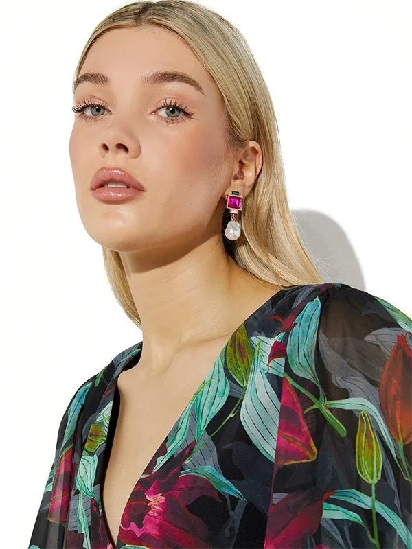 Serena Pink Earrings