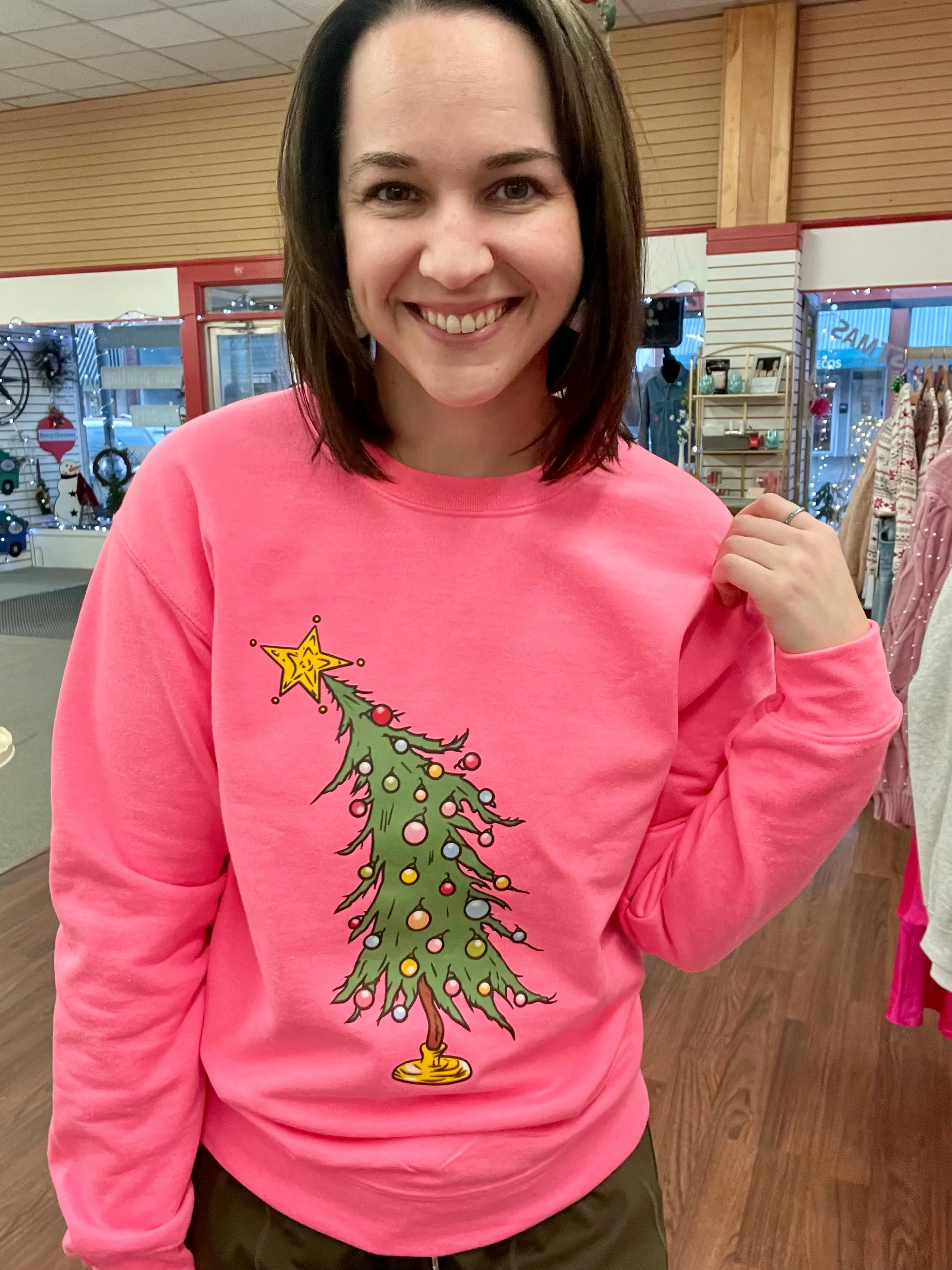 Sheri Christmas Tree Sweater