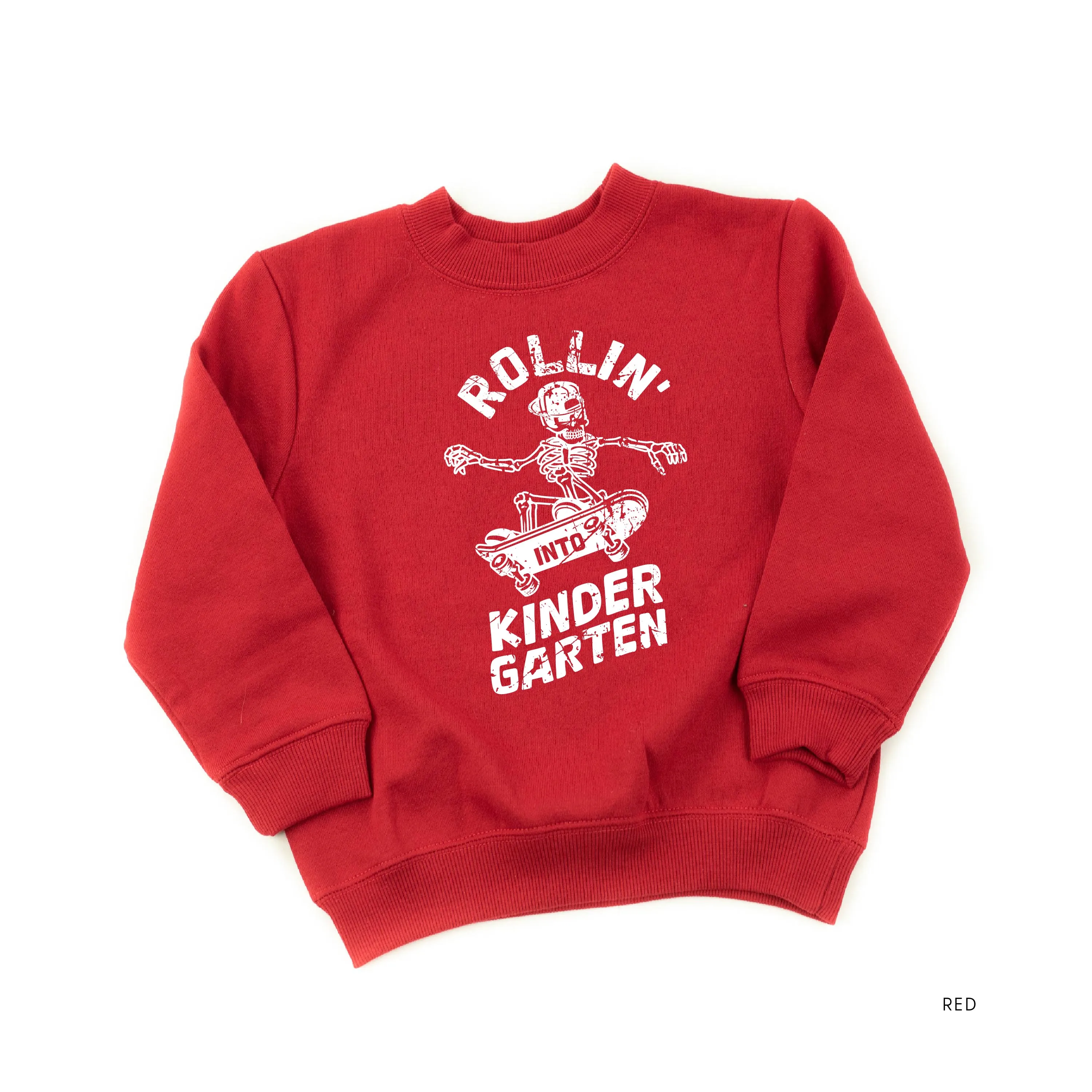 Skateboarding Skelly - Rollin' into Kindergarten - Child Sweater