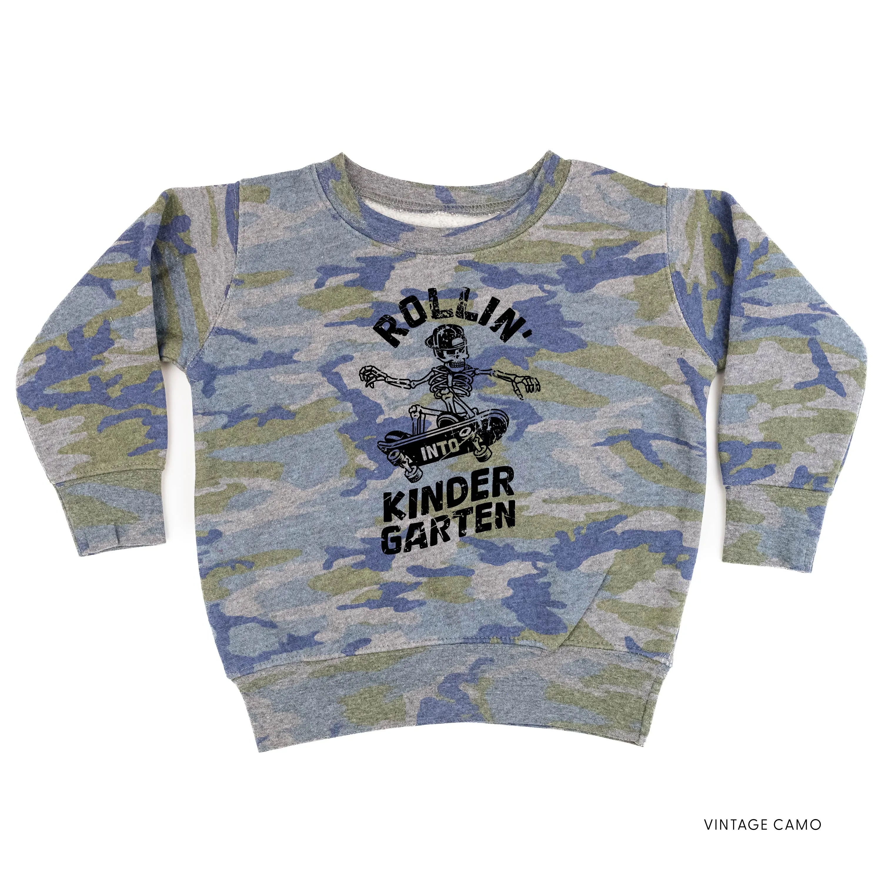 Skateboarding Skelly - Rollin' into Kindergarten - Child Sweater