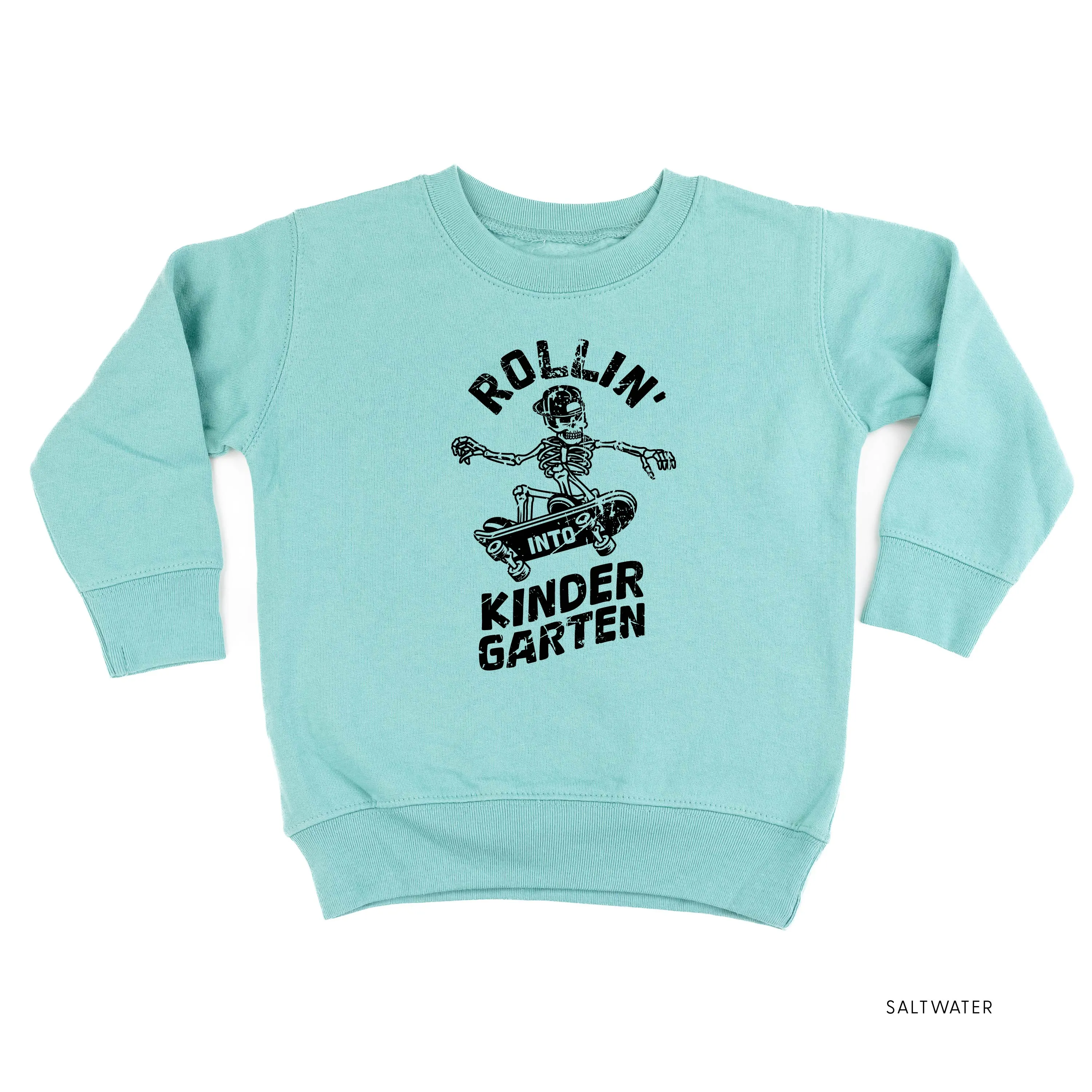 Skateboarding Skelly - Rollin' into Kindergarten - Child Sweater