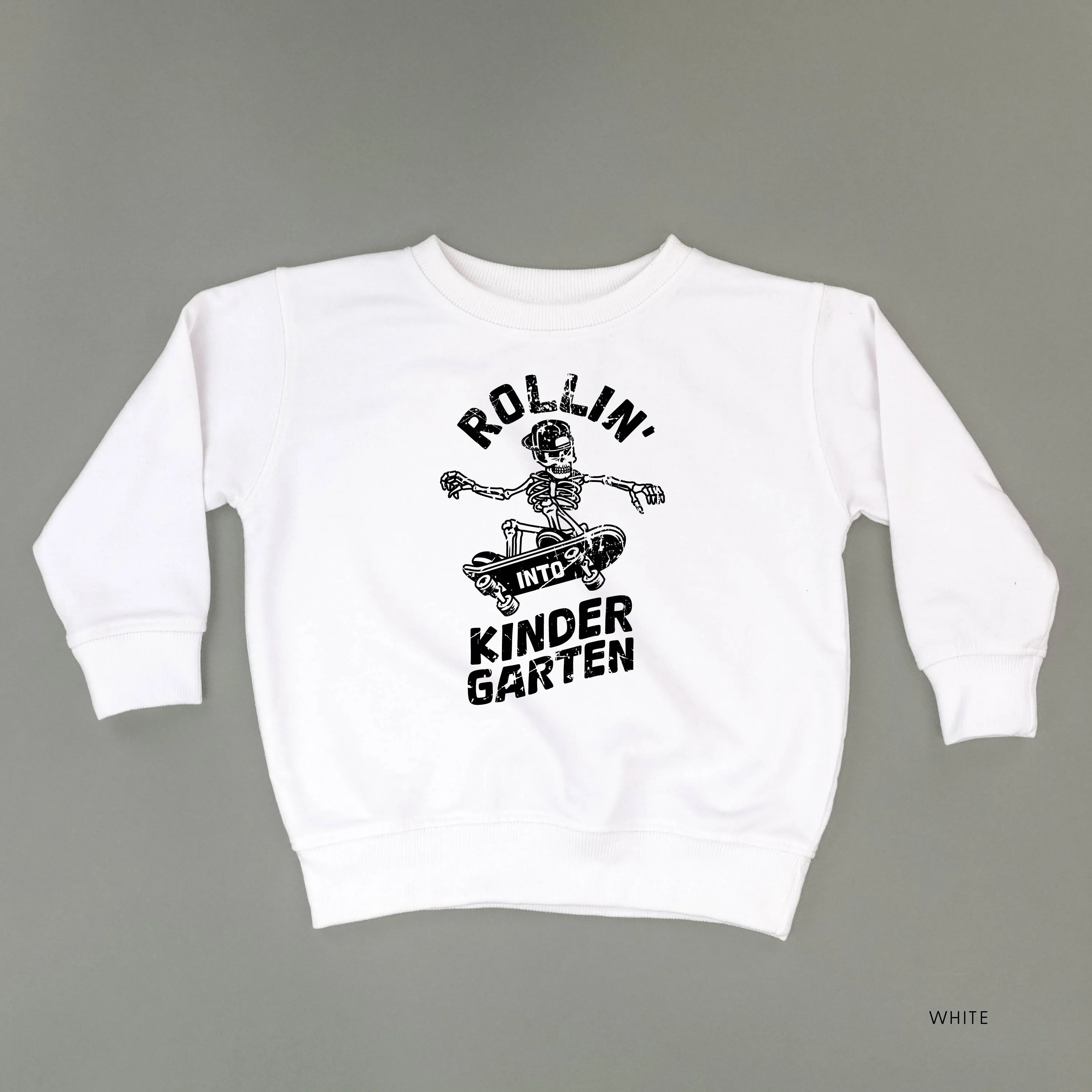 Skateboarding Skelly - Rollin' into Kindergarten - Child Sweater