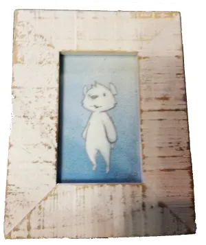 Standing Sky Bear Original Painting by Phil Lumbang