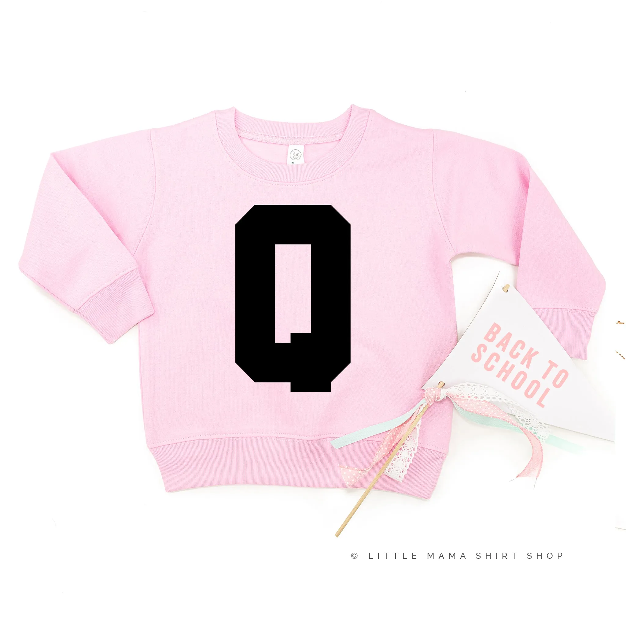 VARSITY INITIALS - Child Sweater