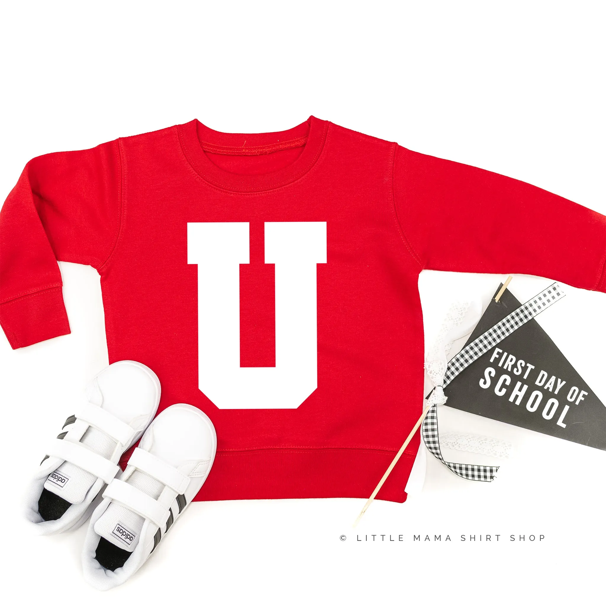 VARSITY INITIALS - Child Sweater