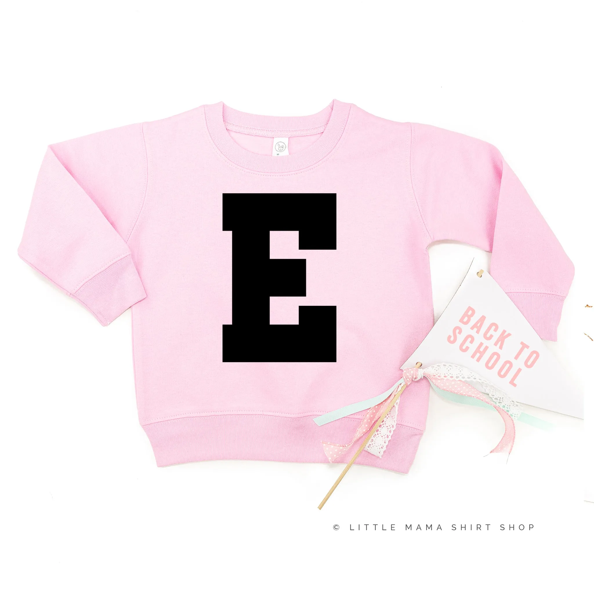 VARSITY INITIALS - Child Sweater
