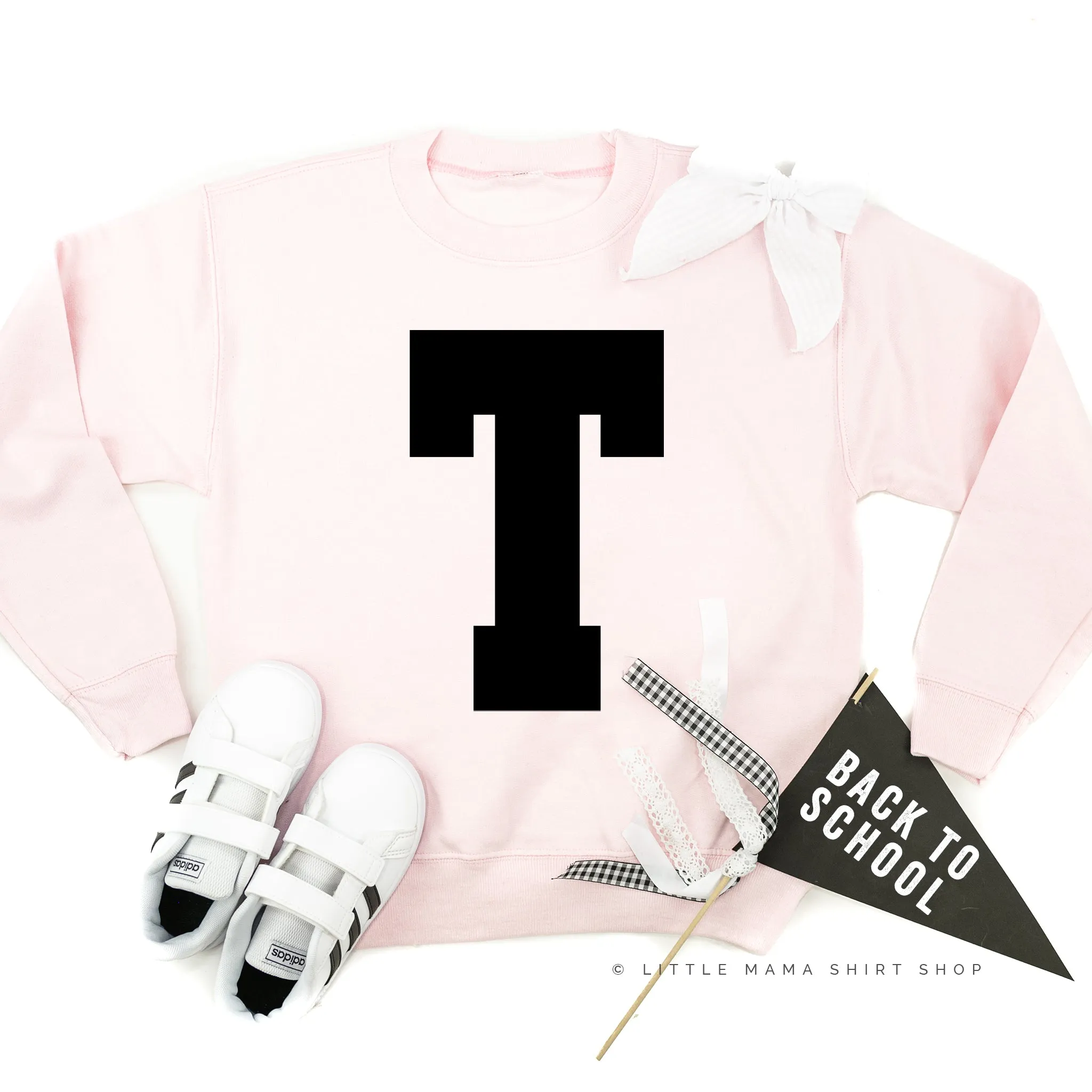 VARSITY INITIALS - Child Sweater