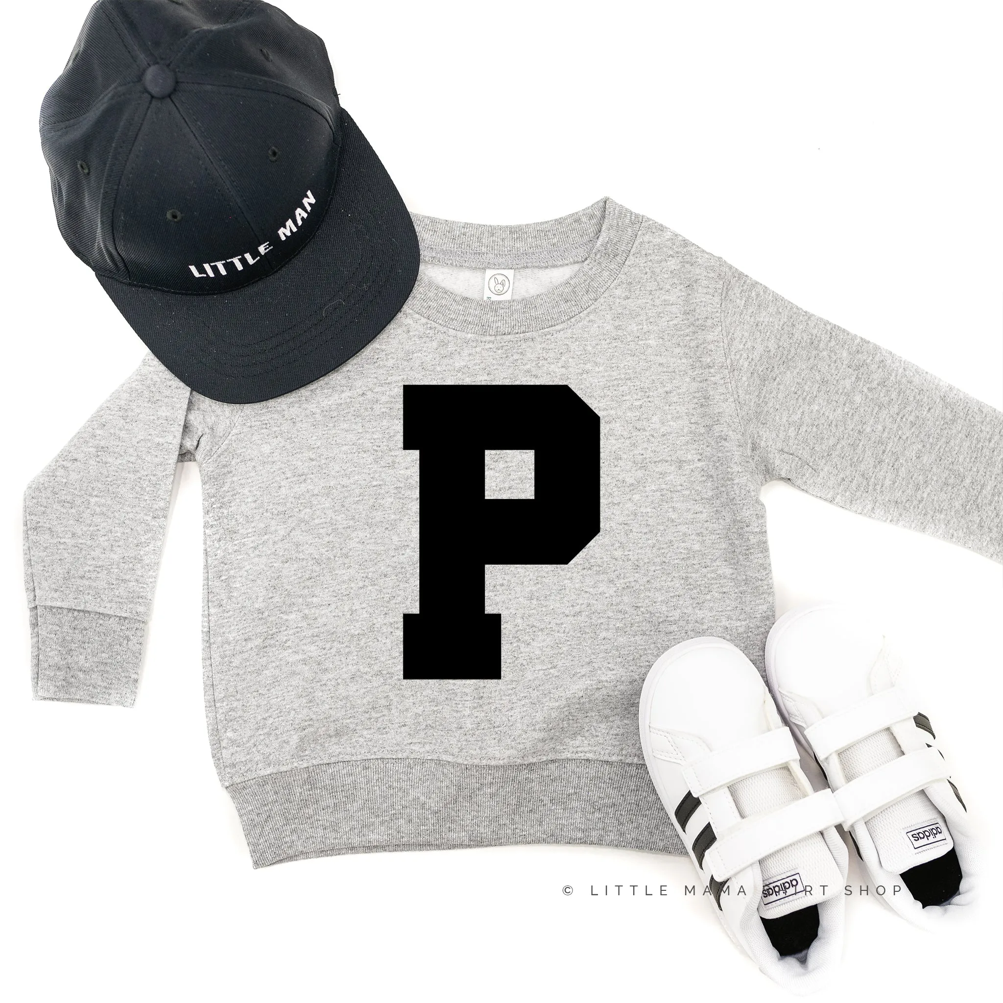 VARSITY INITIALS - Child Sweater