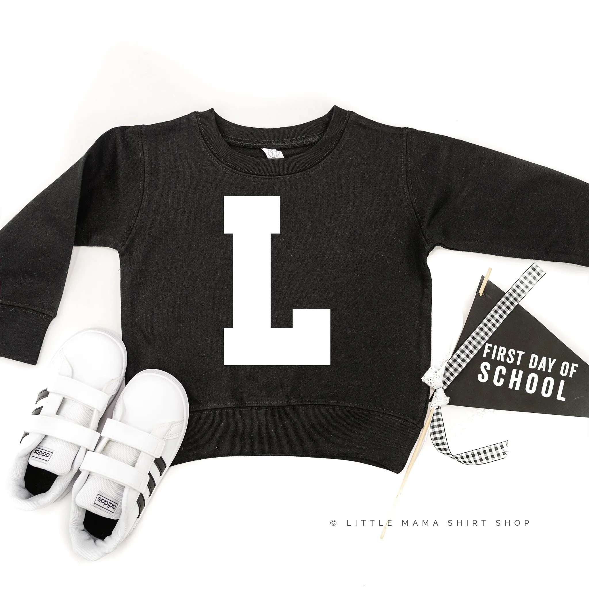 VARSITY INITIALS - Child Sweater