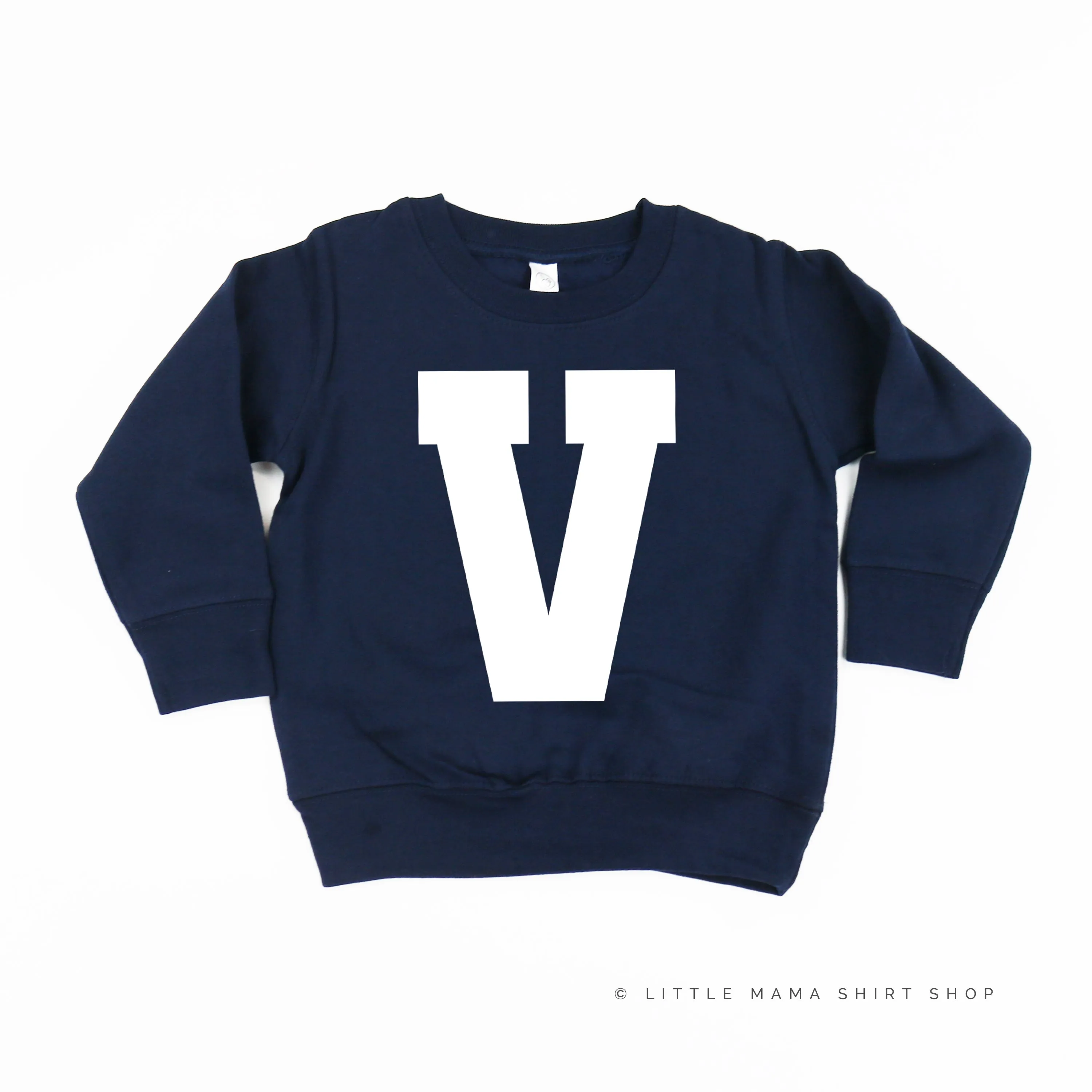VARSITY INITIALS - Child Sweater