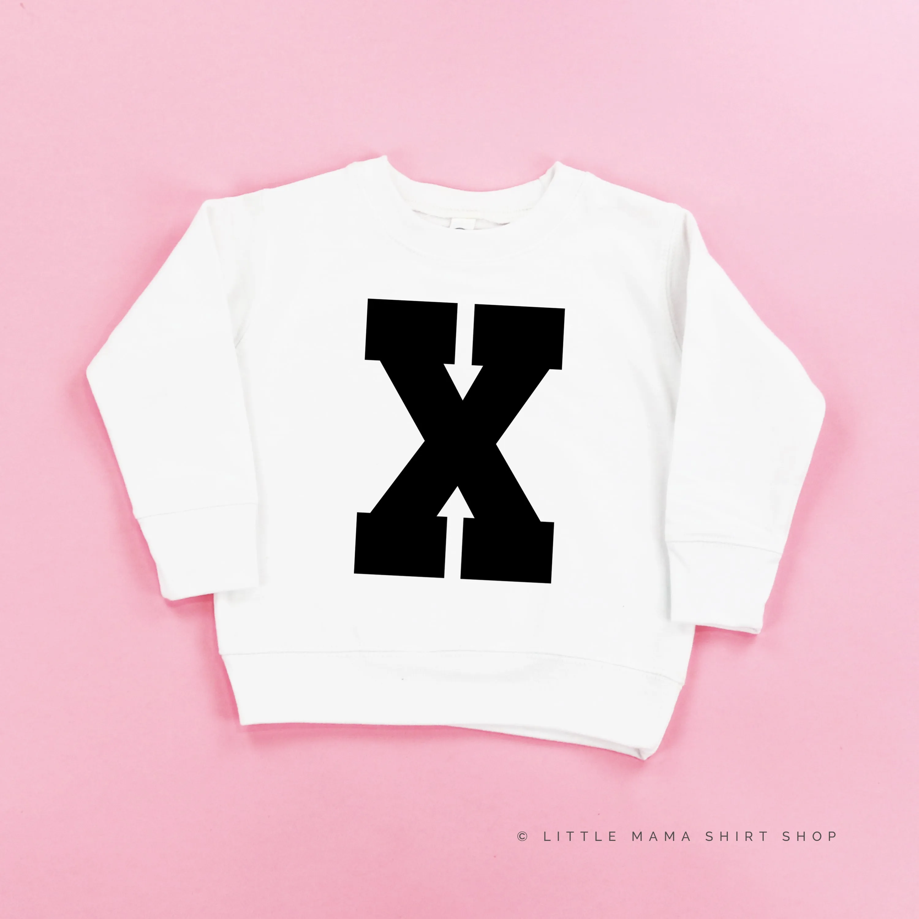 VARSITY INITIALS - Child Sweater
