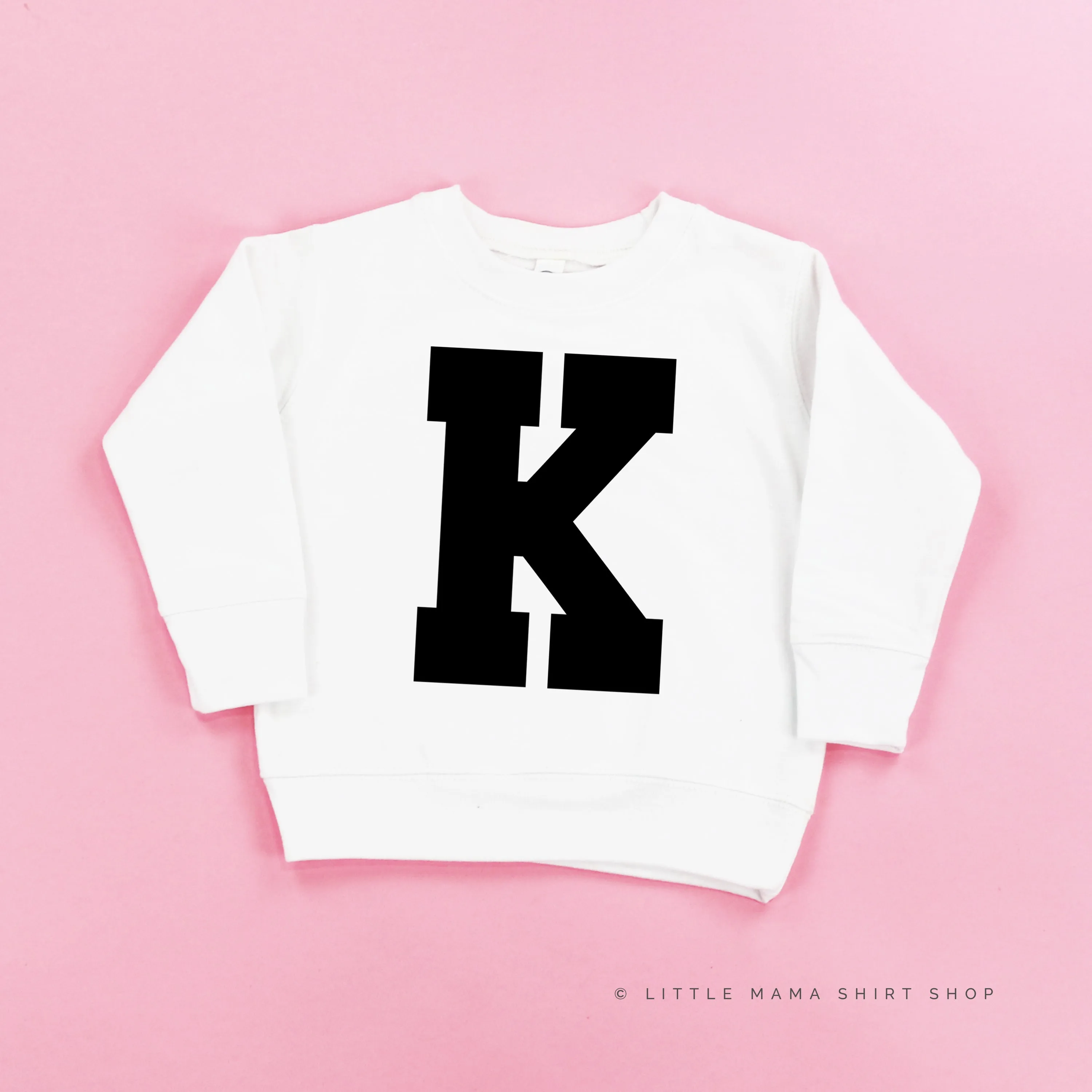 VARSITY INITIALS - Child Sweater