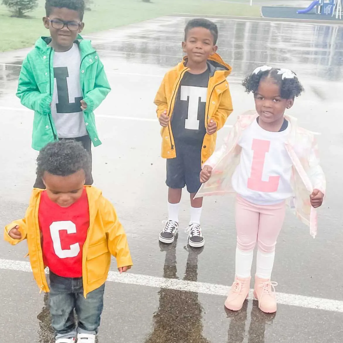 VARSITY INITIALS - Child Sweater