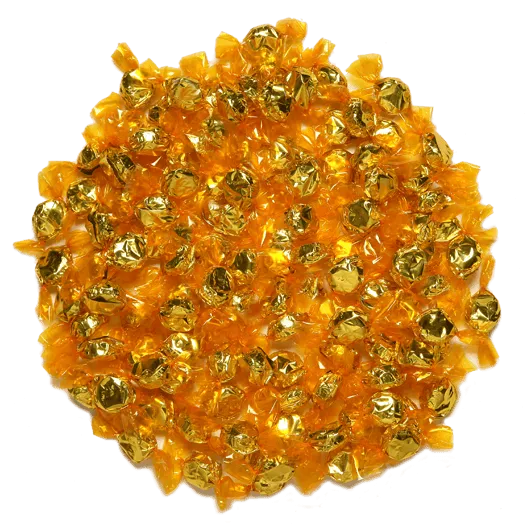 Yellow Foil Wrapped Candy