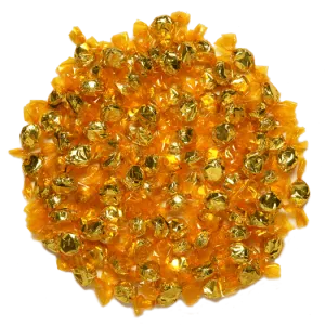 Yellow Foil Wrapped Candy