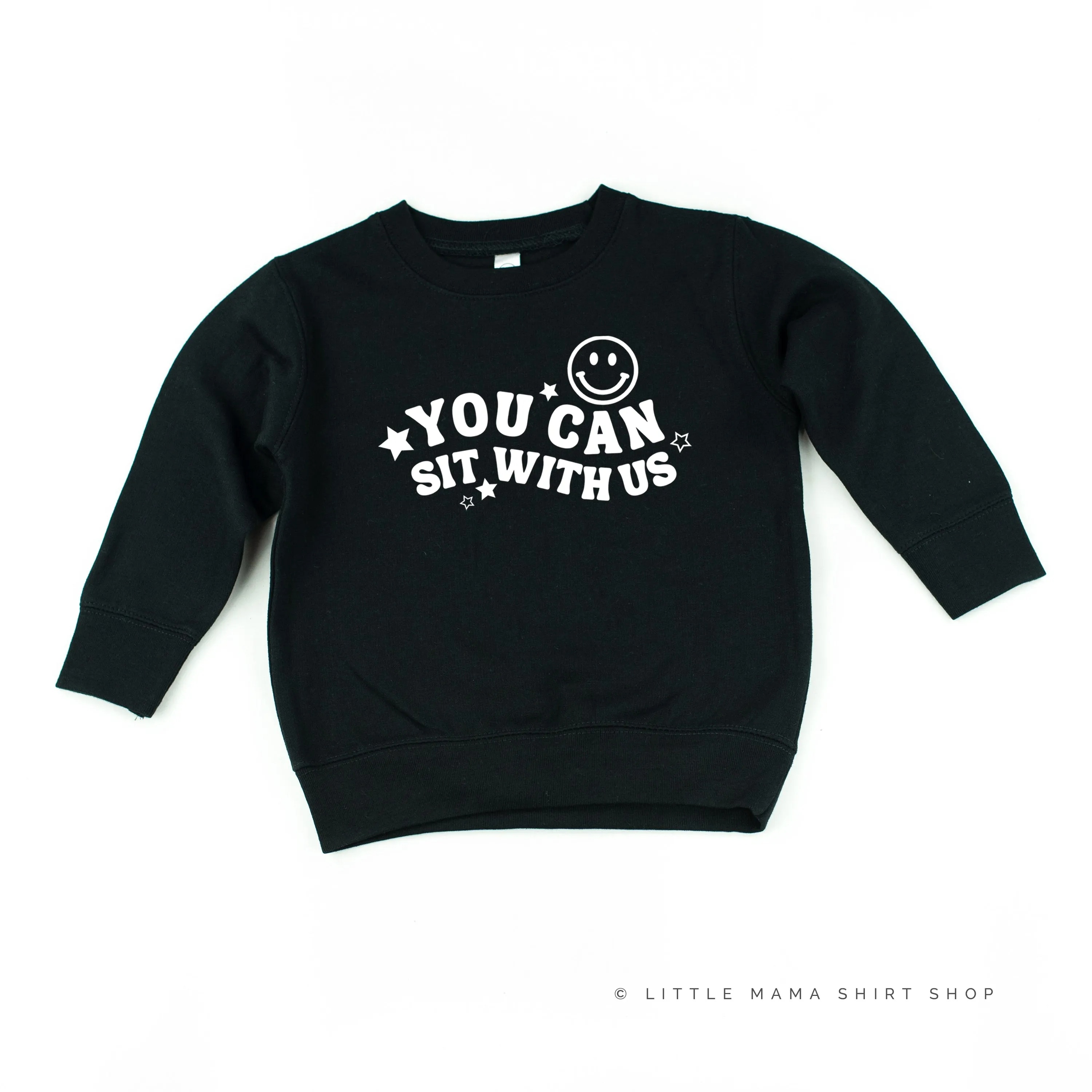 YOU CAN SIT WITH US (Smiley Face) - Child Sweater